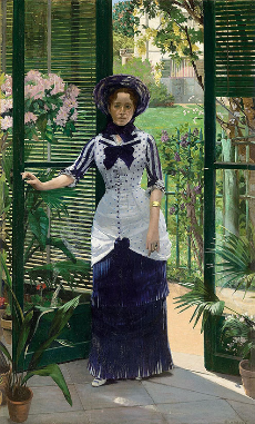Albert Bartholomé (French, 1848–1928) In the Conservatory (Madame Bartholomé) , ca. 1881 
