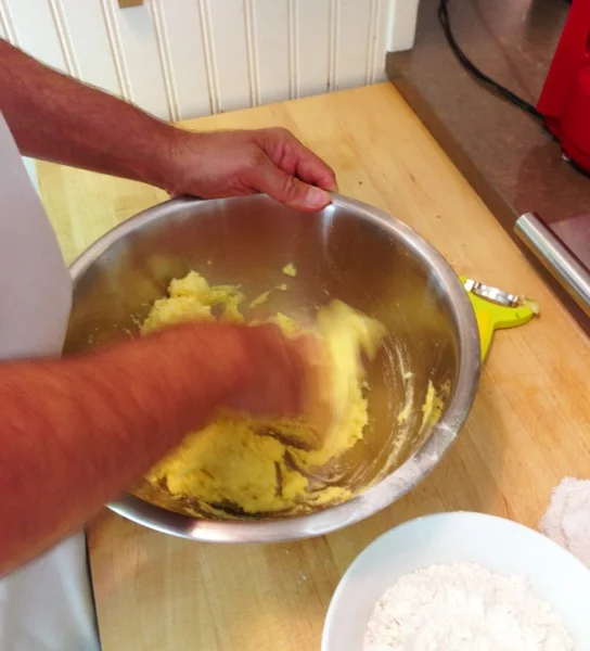 Mixing the gnocchi