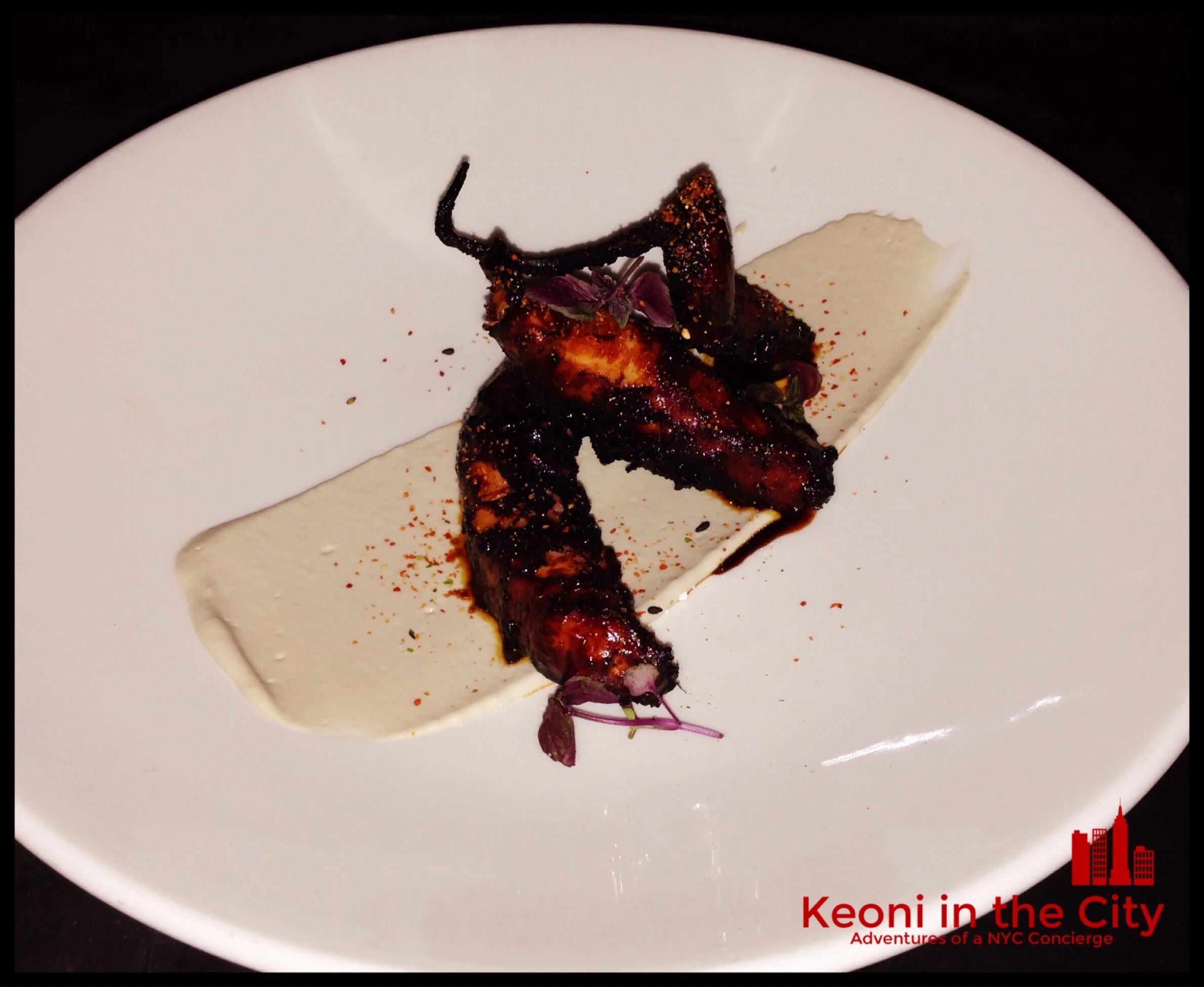 octopus, sunflower seed, shisho photo Anastasia Vener