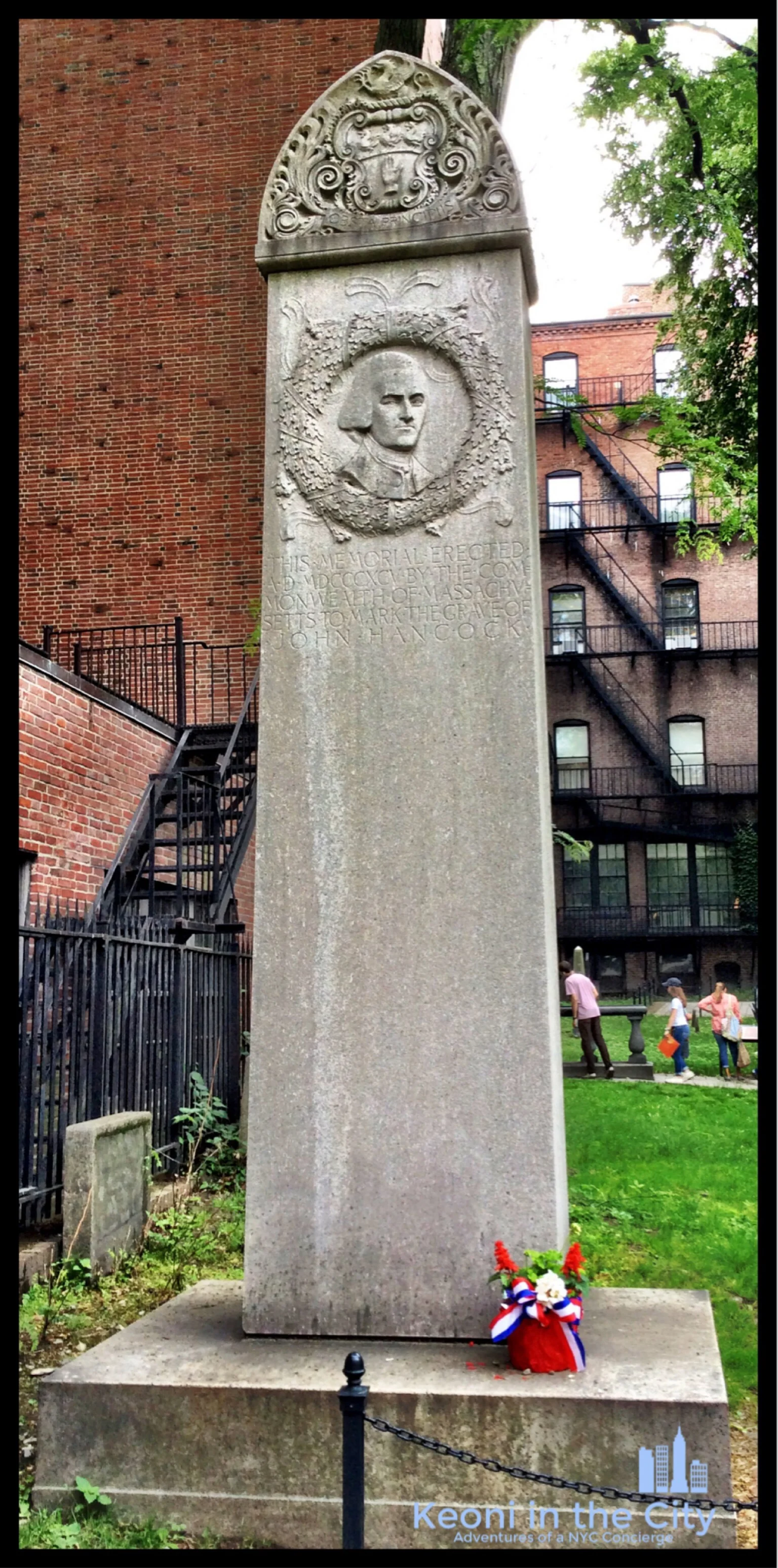 Proof that our forefathers had a sense of humor; John Hancock's gravestone