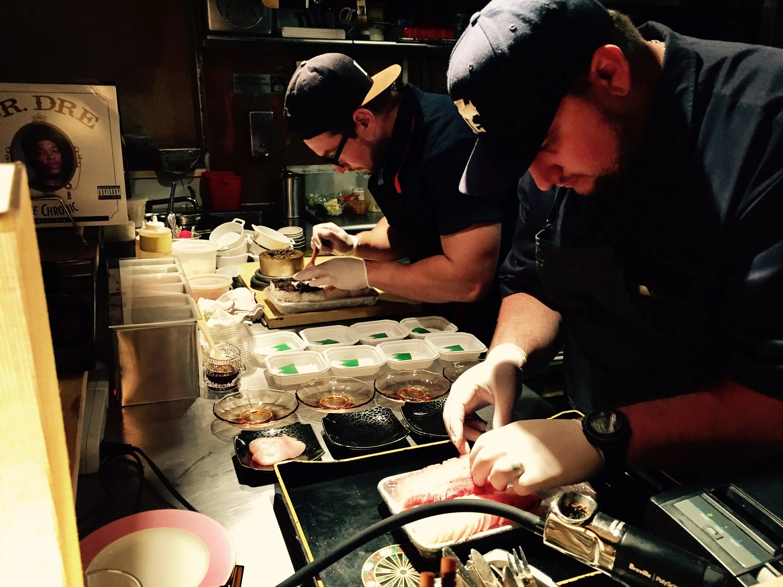 boys hard at work