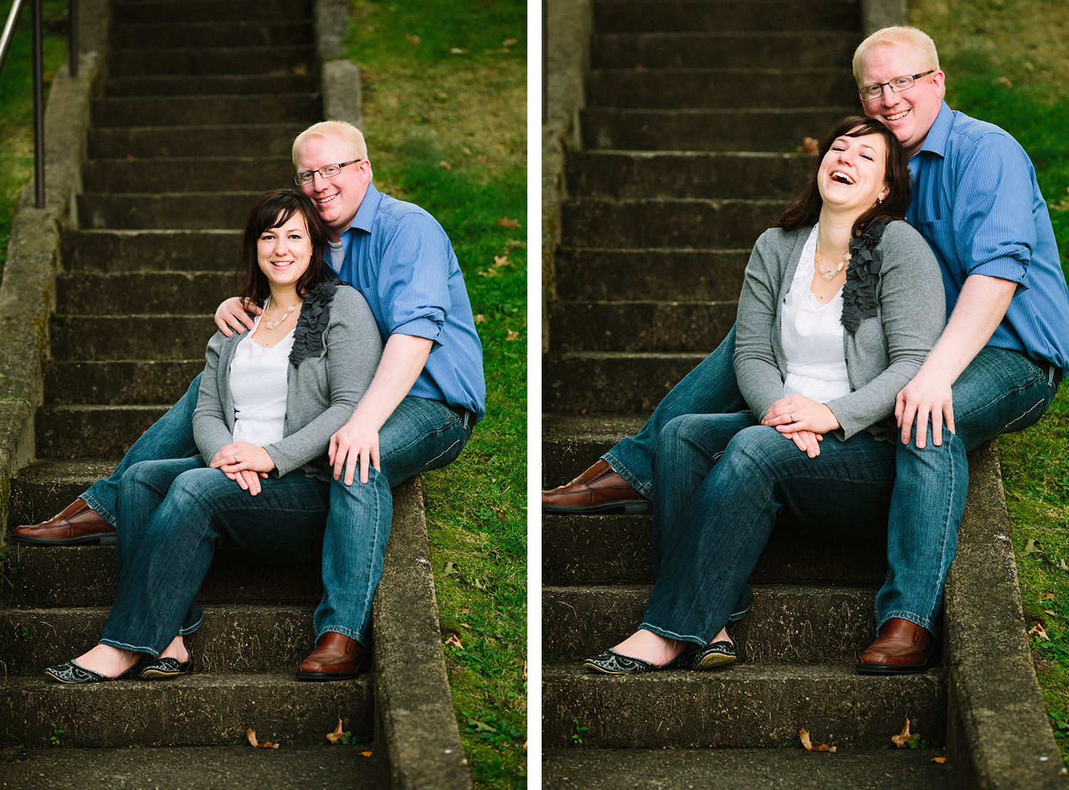 brainerd lakes fall engagement session