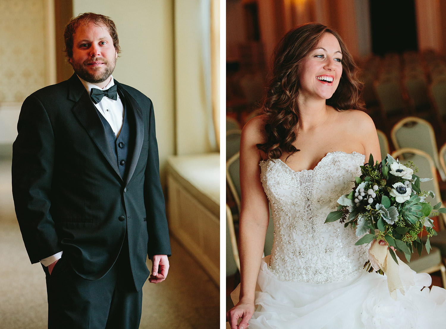 Duluth, MN Greysolon Ballroom Winter Wedding