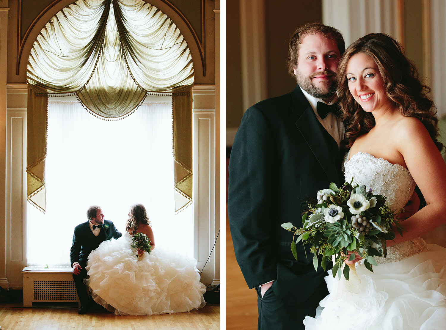 Duluth, MN Greysolon Ballroom Winter Wedding