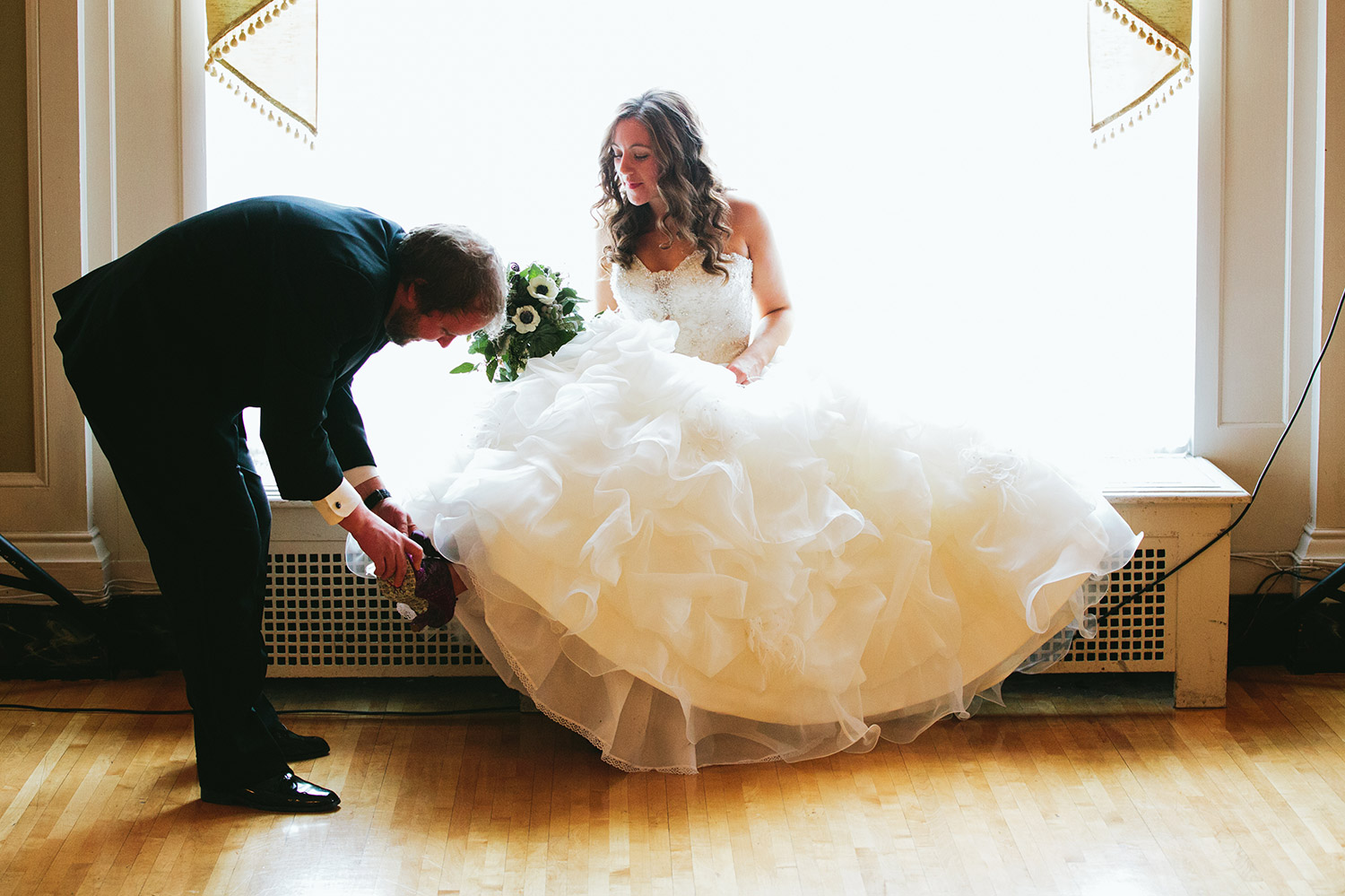 Duluth, MN Greysolon Ballroom Winter Wedding
