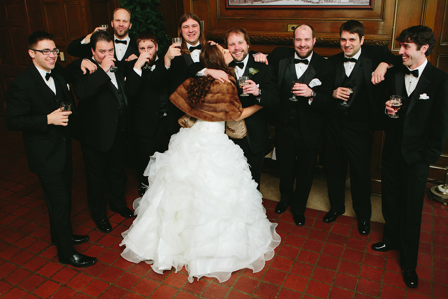Duluth, MN Greysolon Ballroom Winter Wedding