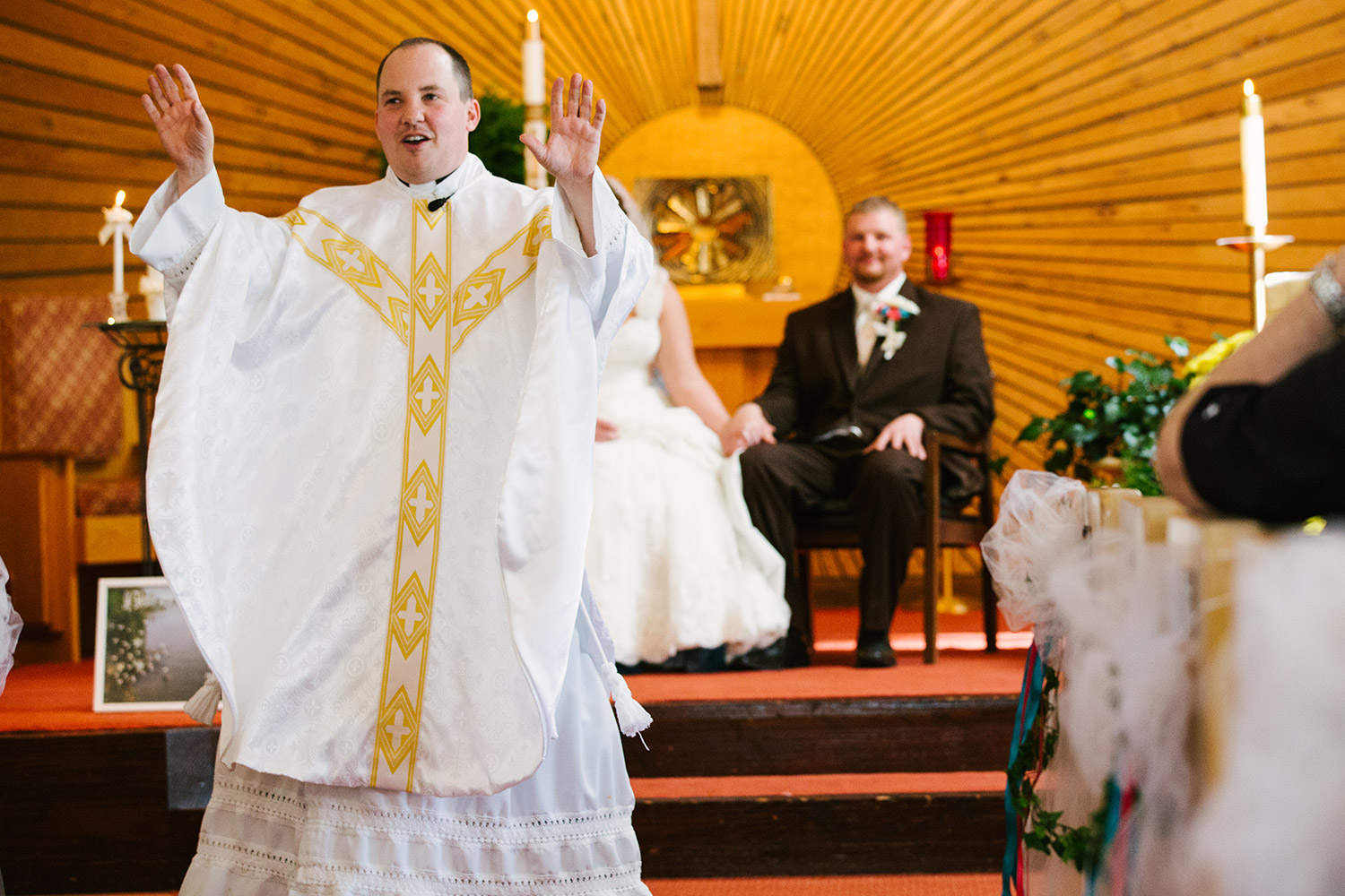 Saint Christopher's Nisswa Wedding and Cragun's Resort Reception