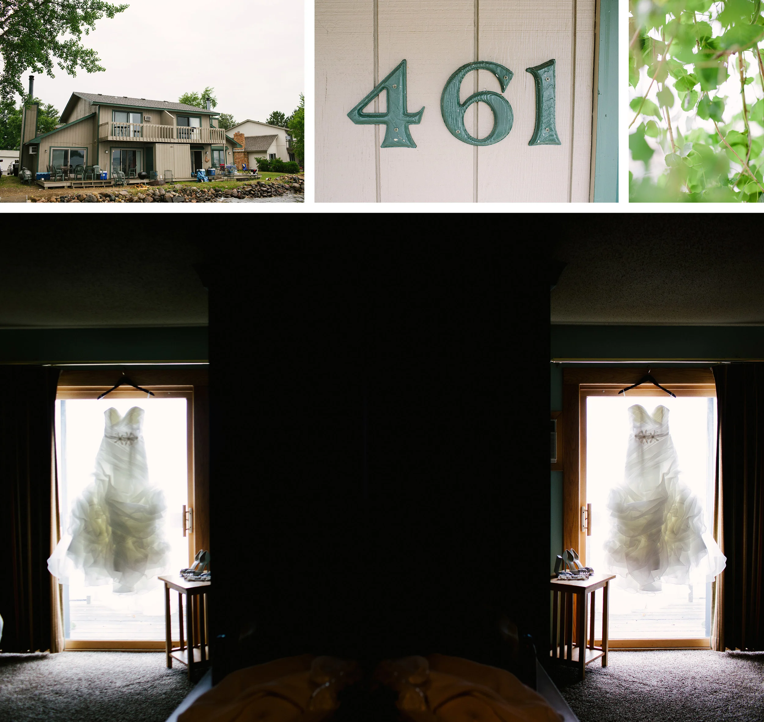 Breezy Point's Antler's Pavilion Wedding and White Birch Room Reception