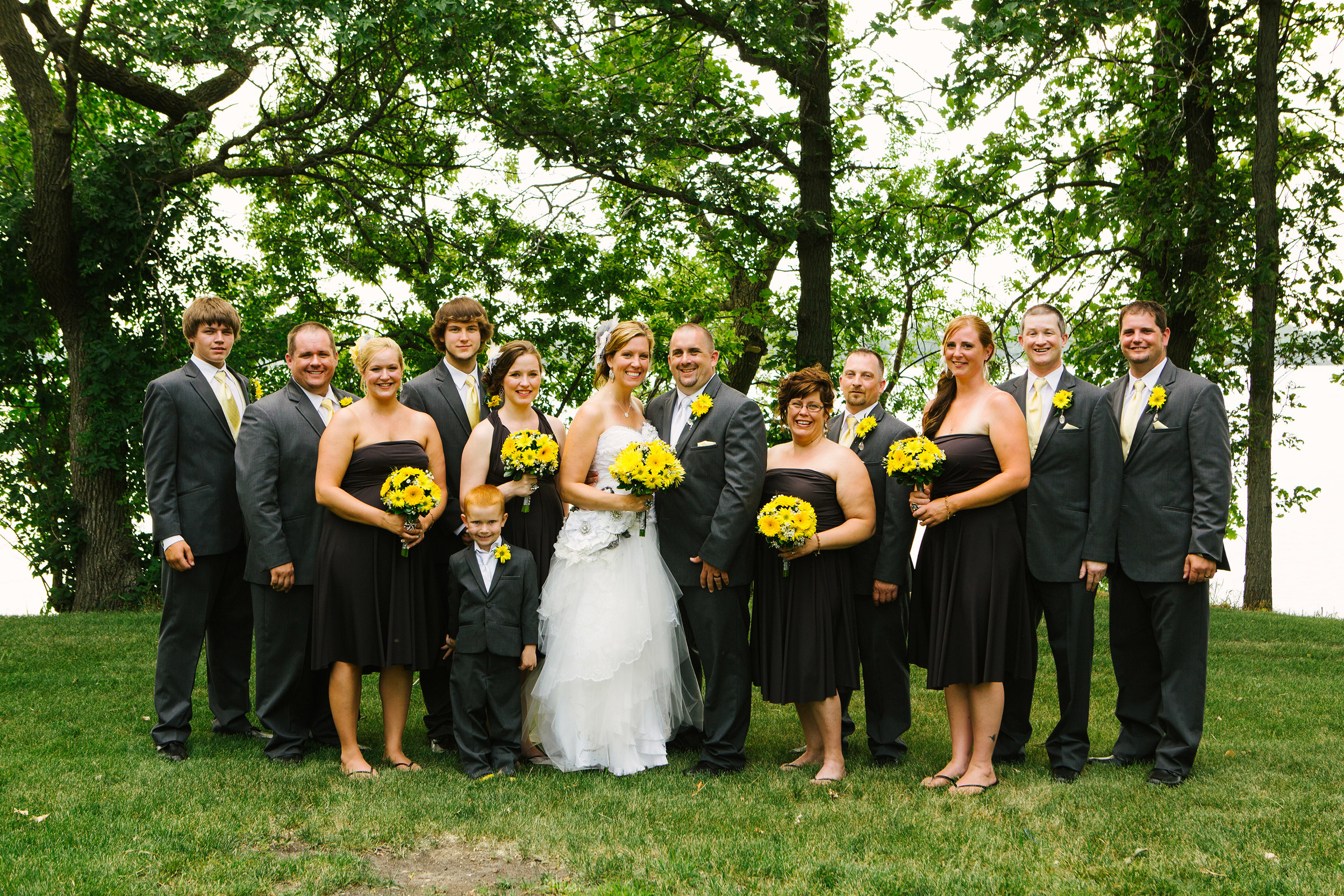 Minnesota Outdoor Lakeside Wedding at Lake Benton