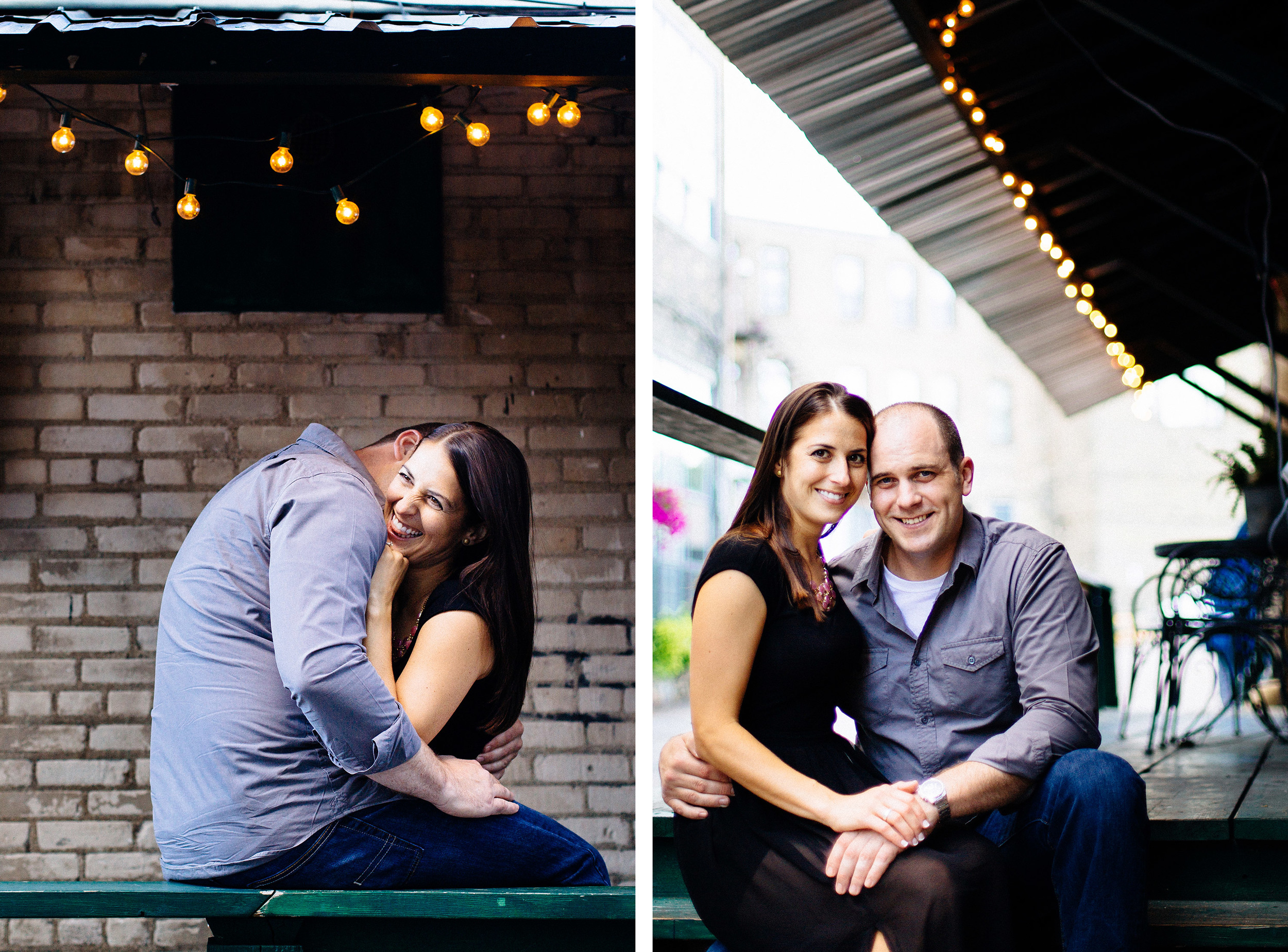 Minneapolis Engagement Session: Saint Anthony and First Avenue