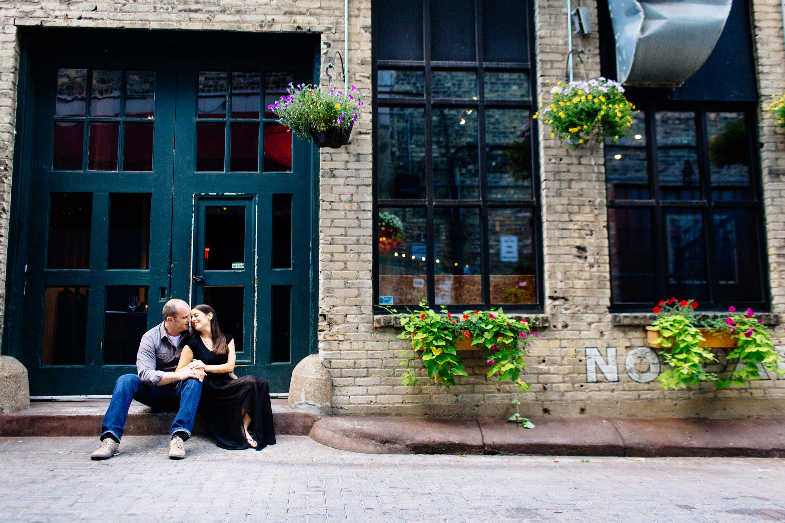 Minneapolis Engagement Session: Saint Anthony and First Avenue