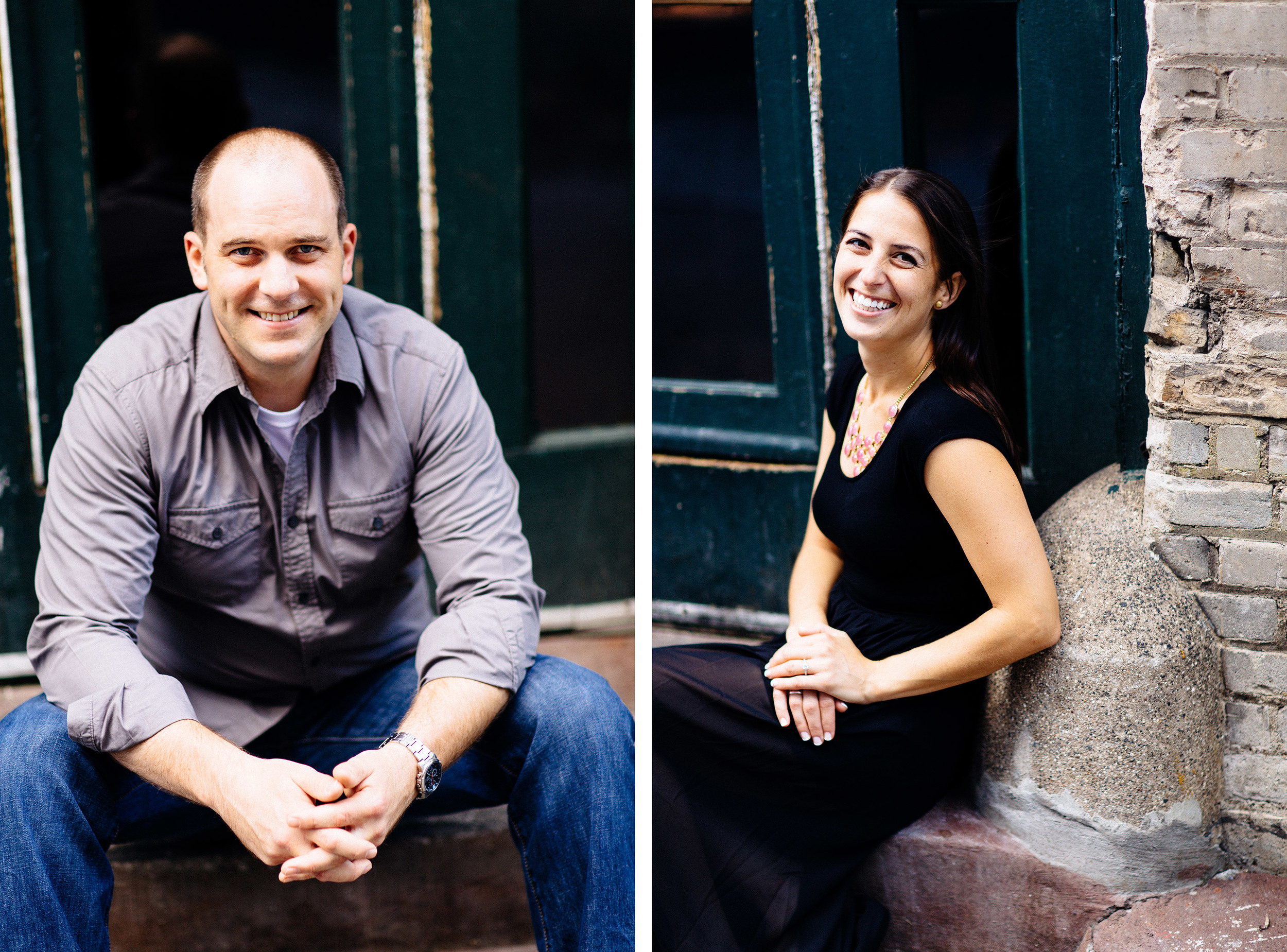 Minneapolis Engagement Session: Saint Anthony and First Avenue