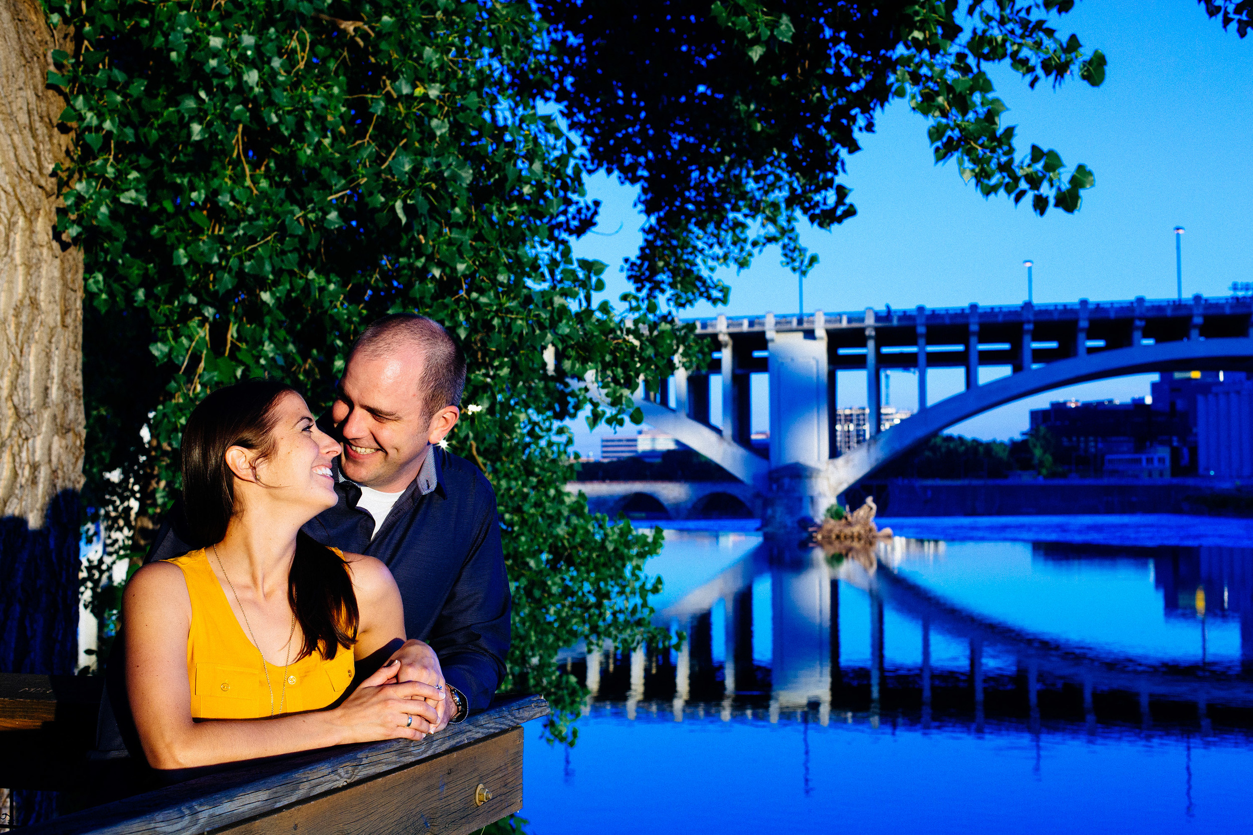 Minneapolis Engagement Session: Saint Anthony and First Avenue