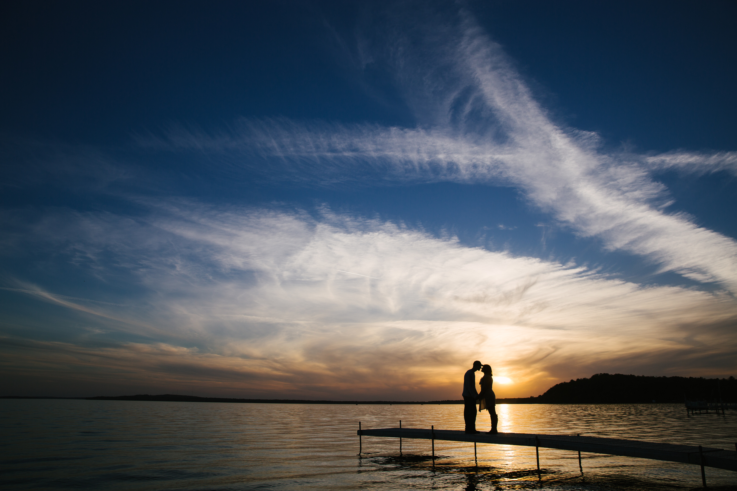 Gull Lake Fall Engagement Session