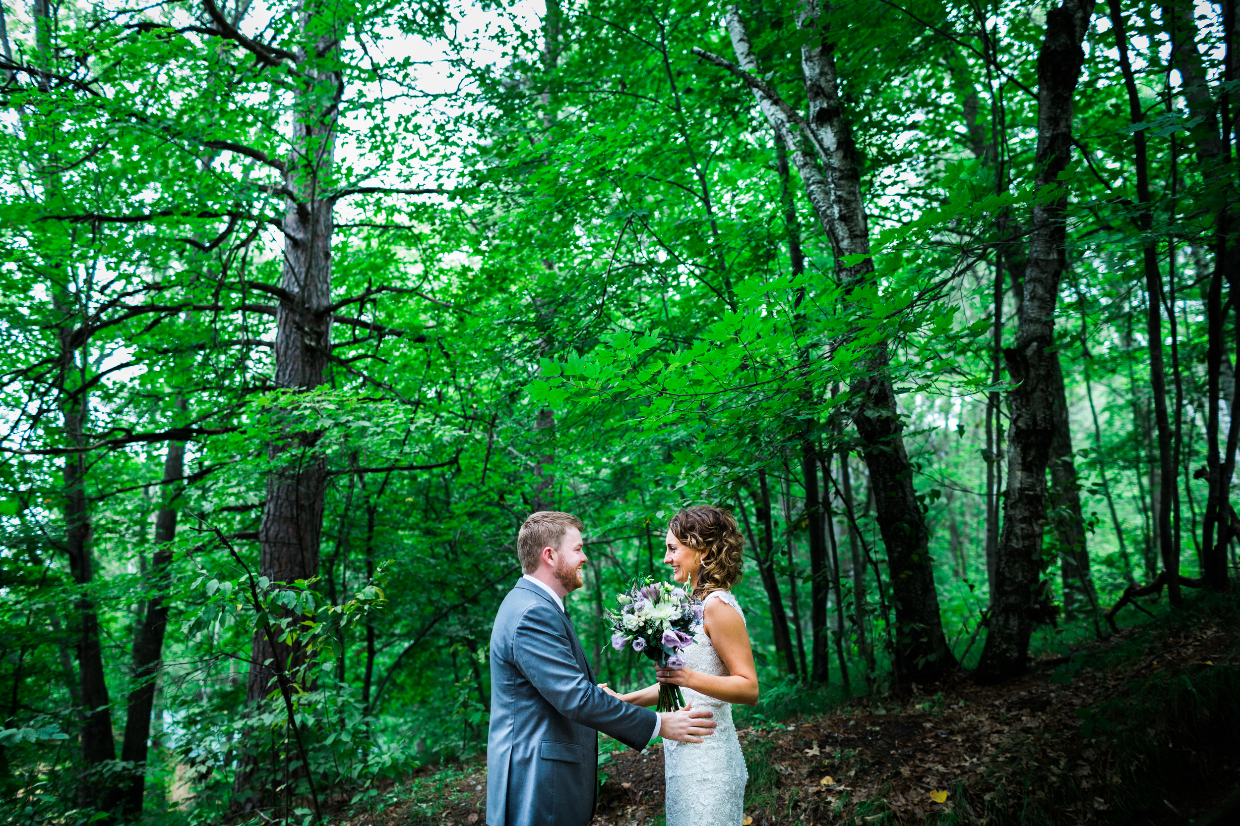 Luke + Carrie | Lake Shamineau Family Cabin Wedding - Sneak Peek!