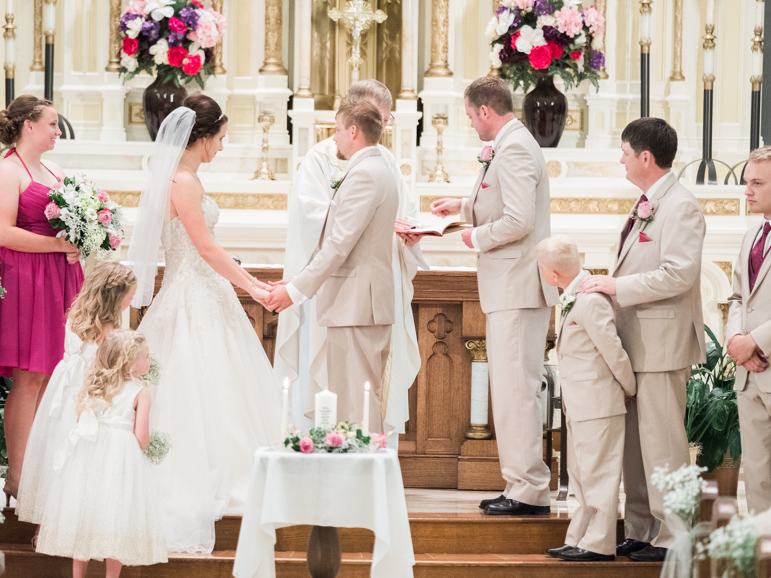 Catholic wedding in Marshall MN