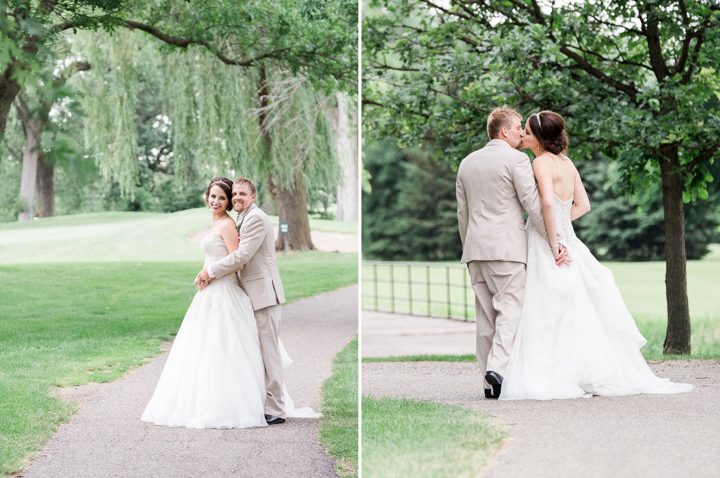 Marshall Golf Course summer wedding photographer