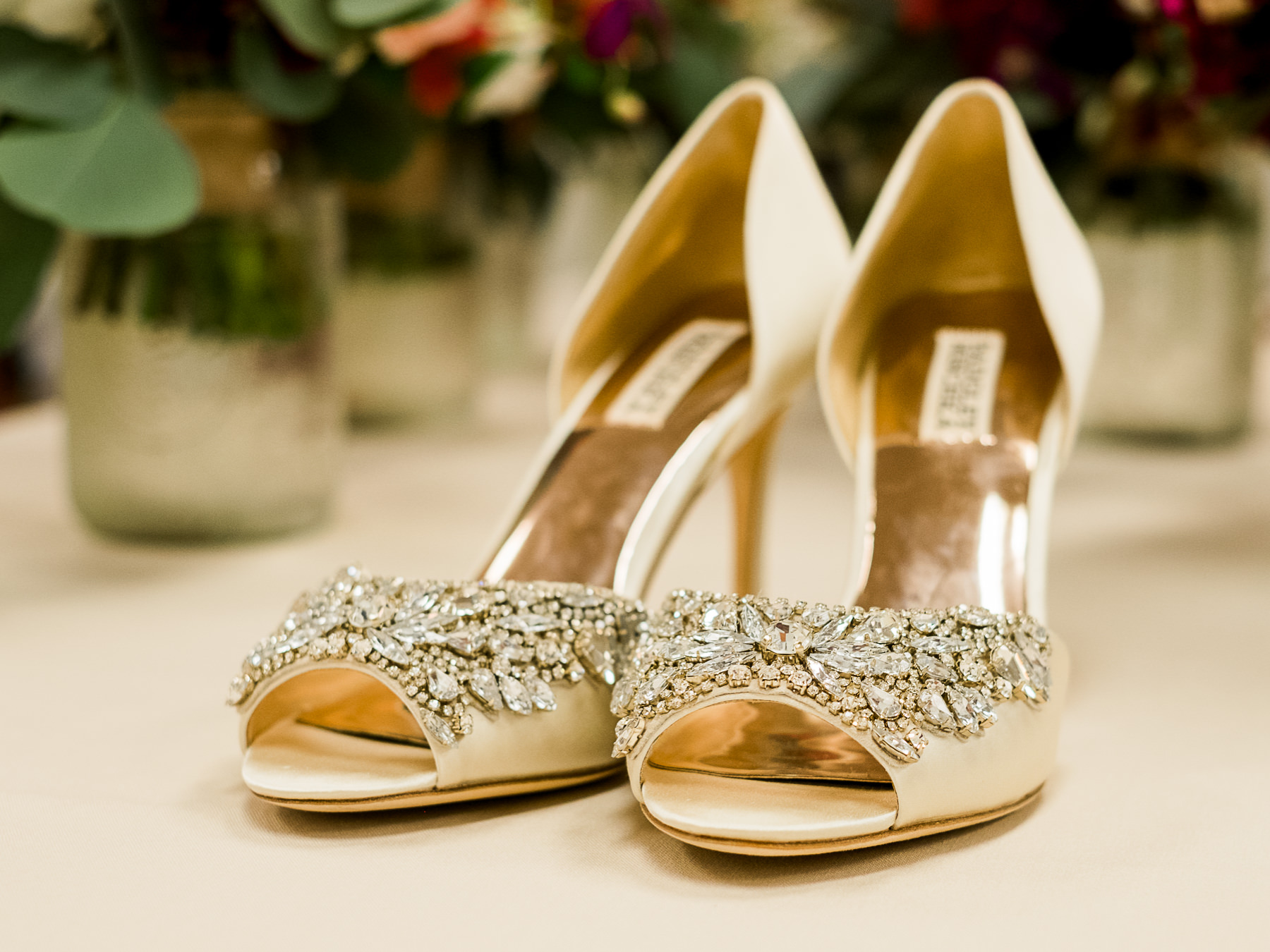  Brides shoes for her Cragun's Resort wedding in Brainerd 