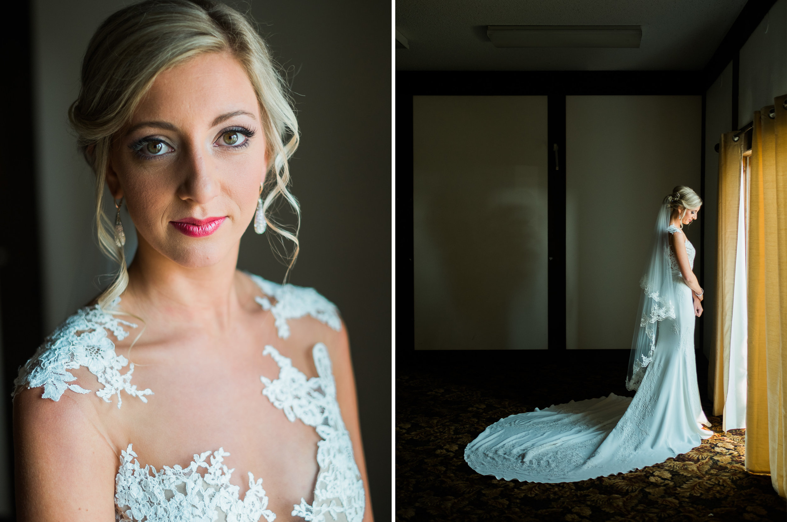  Bride and Groom portraits on their wedding at Craguns on Gull in Brainerd 