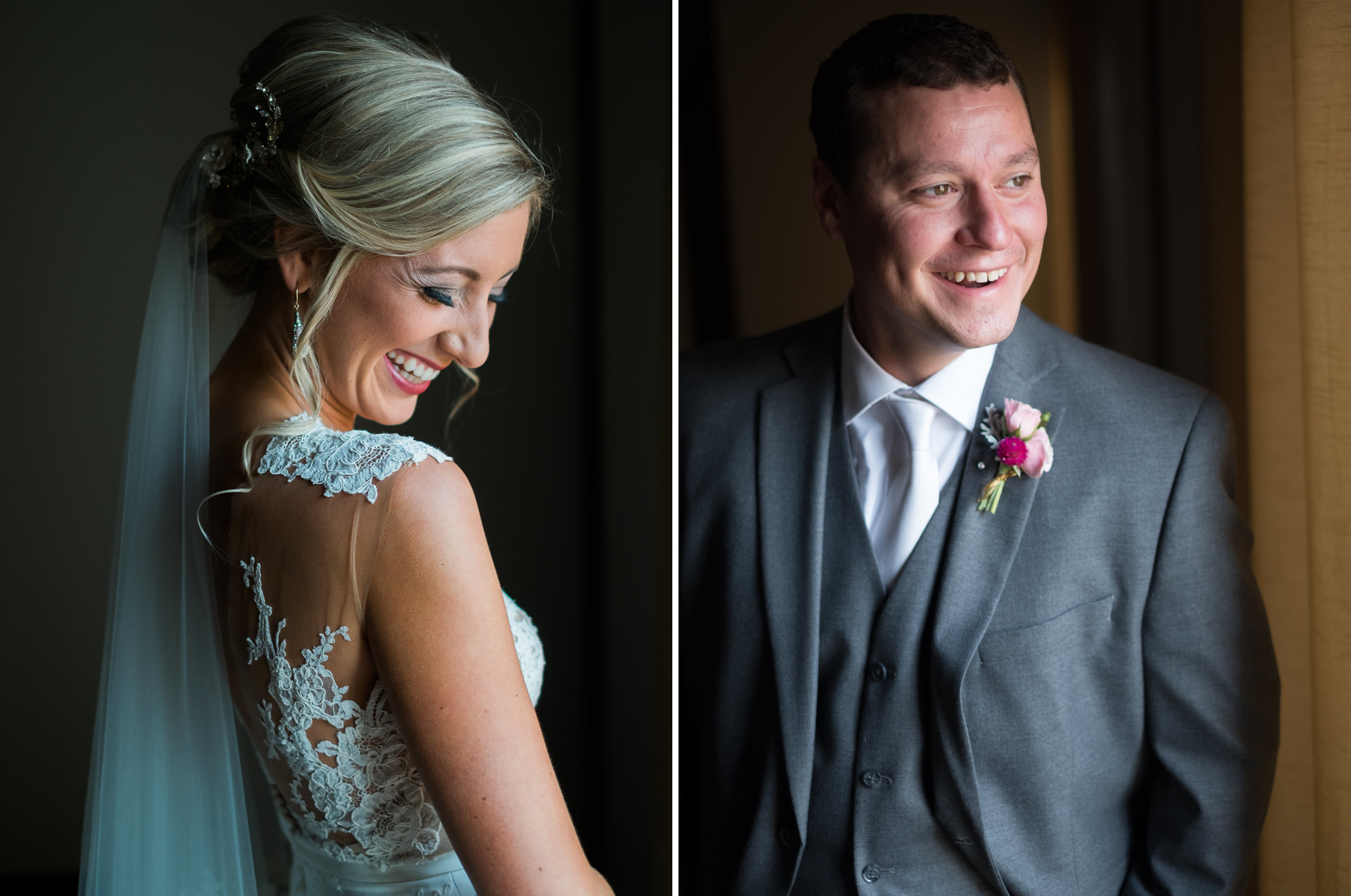  Bride and Groom portraits on their wedding at Craguns on Gull in Brainerd 