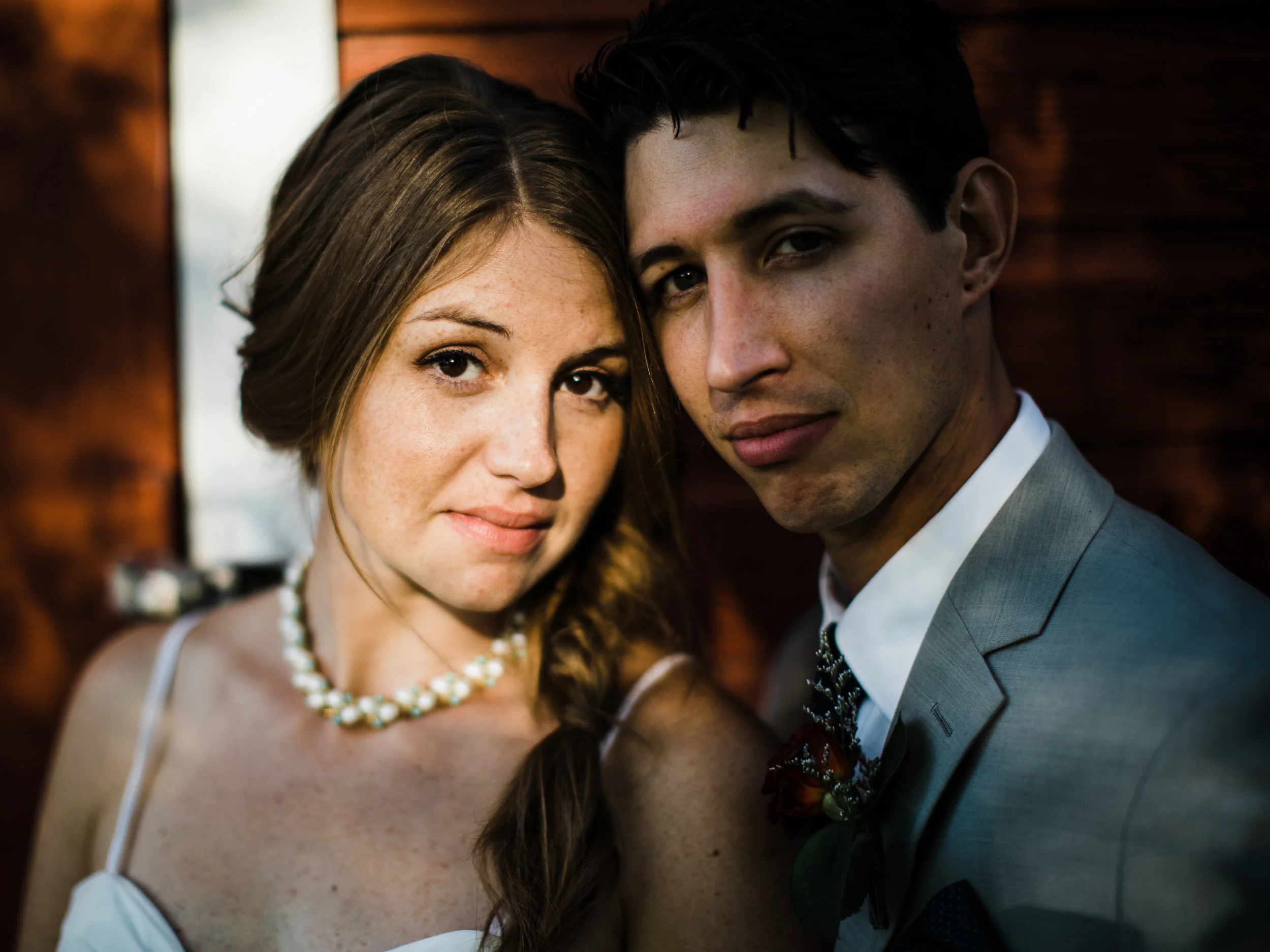 Lakeside destination wedding portraits in Northern Minnesota