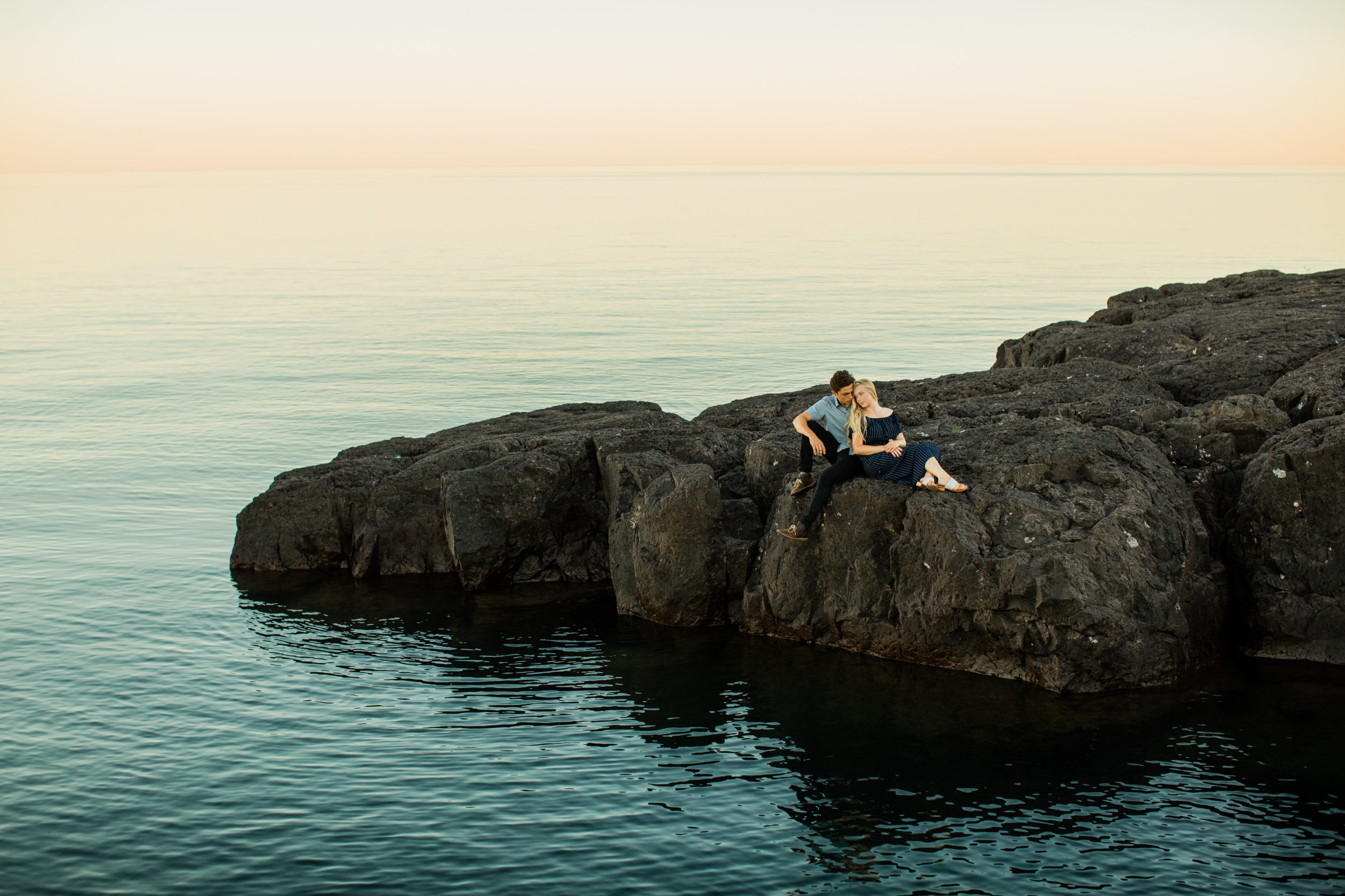 Gooseberry Falls Engagement Session North Shore MN