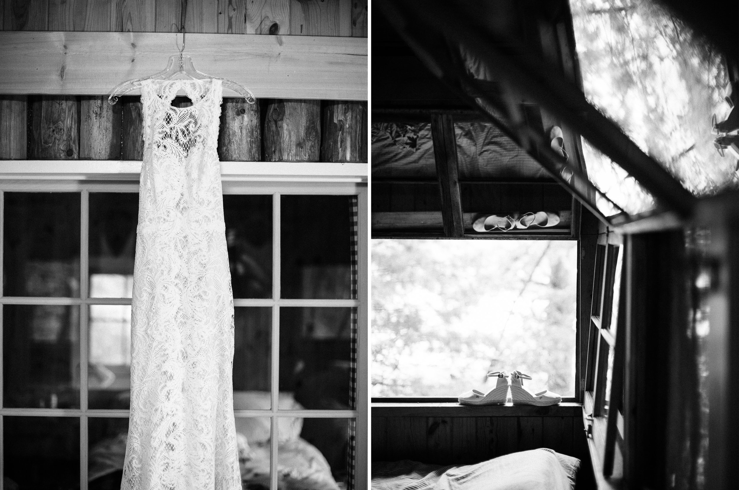Minnesota wedding at the Couple's Cabin in Northern, MN