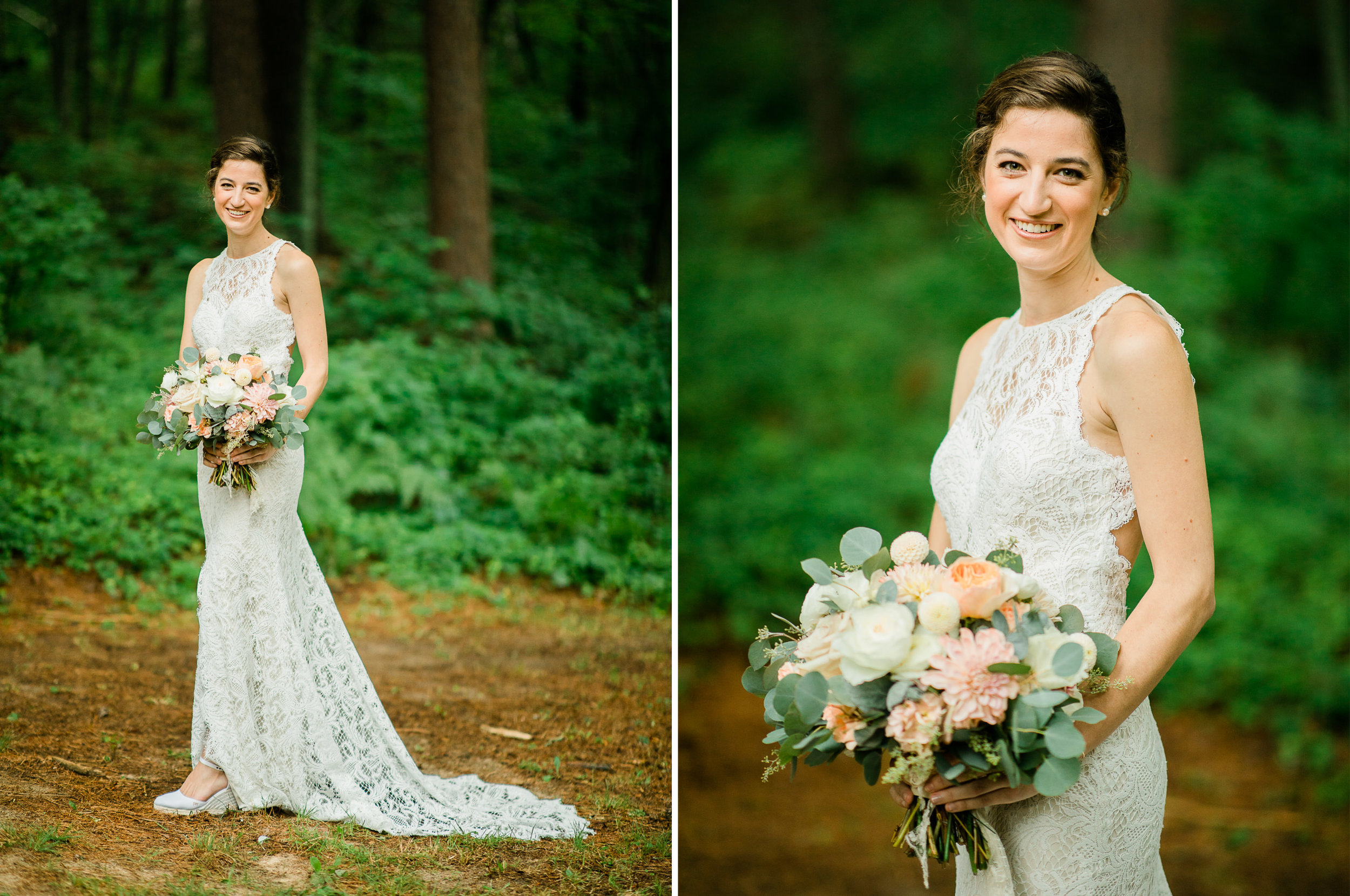 Minnesota wedding at the Couple's Cabin in Northern, MN