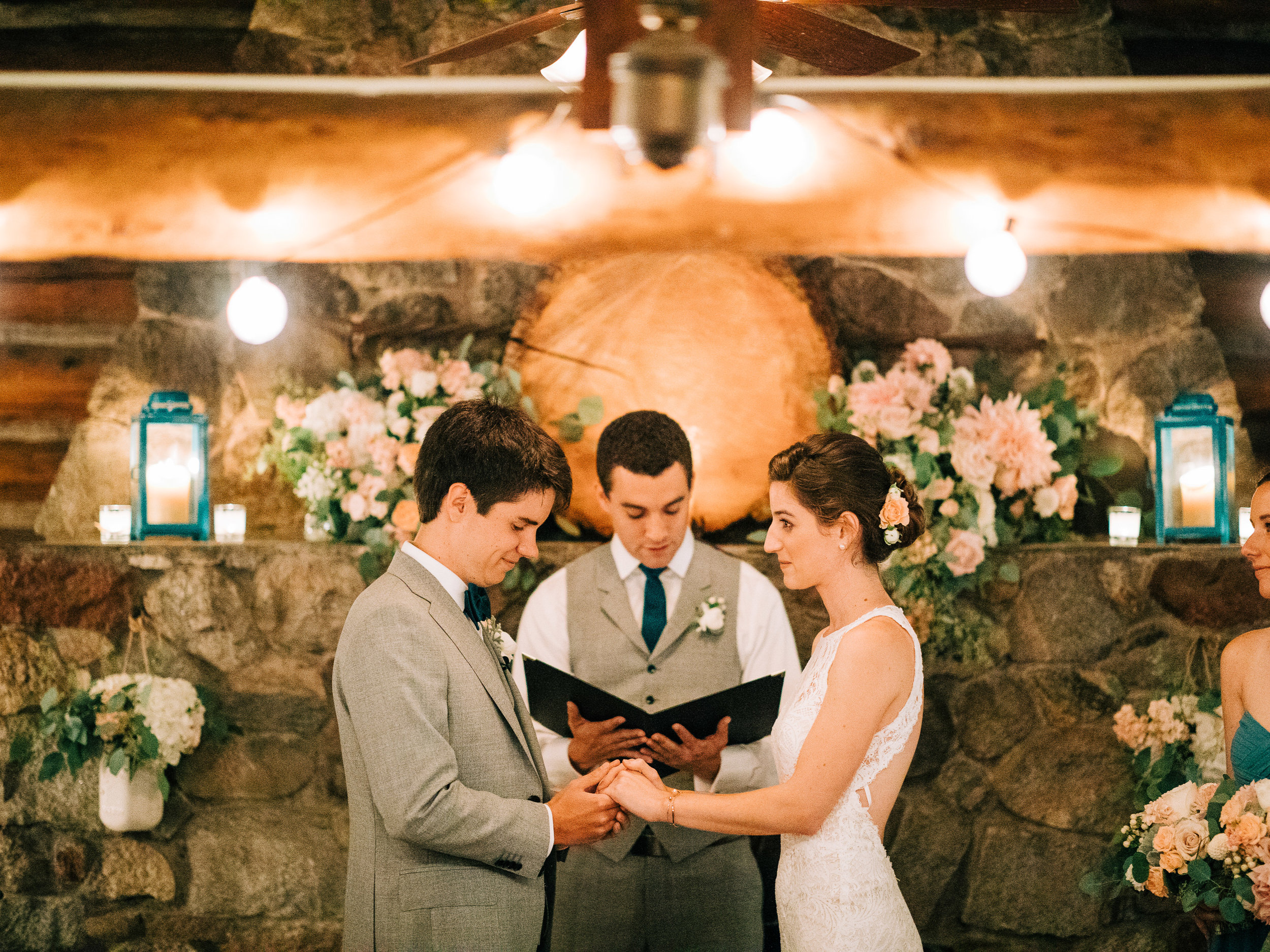 Minnesota wedding at the Couple's Cabin in Northern, MN