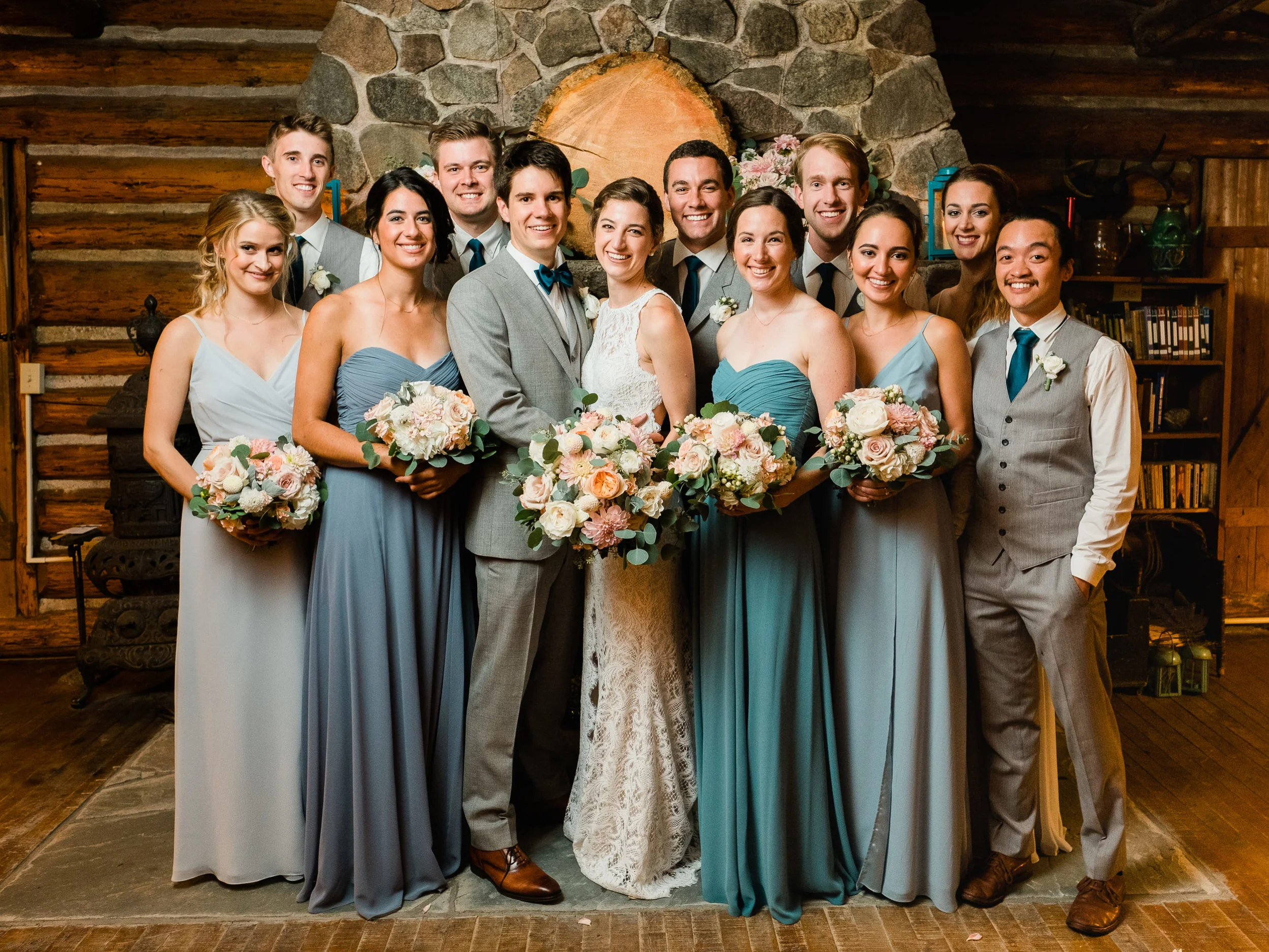 Minnesota wedding at the Couple's Cabin in Northern, MN