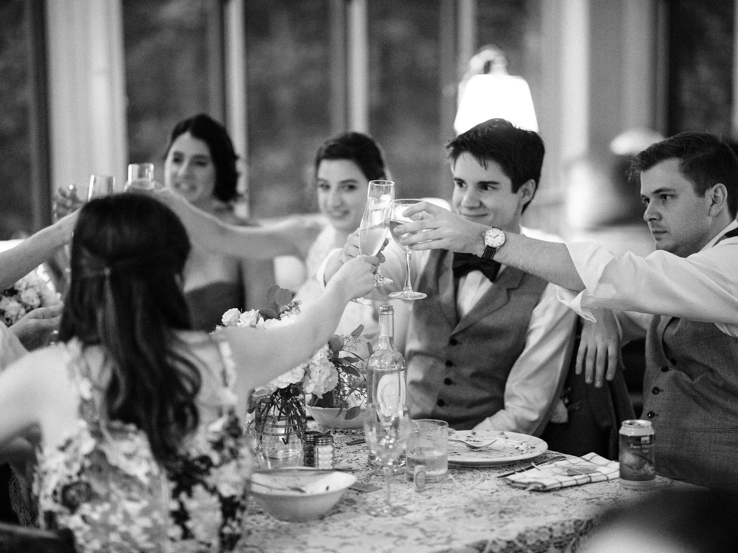 Minnesota wedding at the Couple's Cabin in Northern, MN