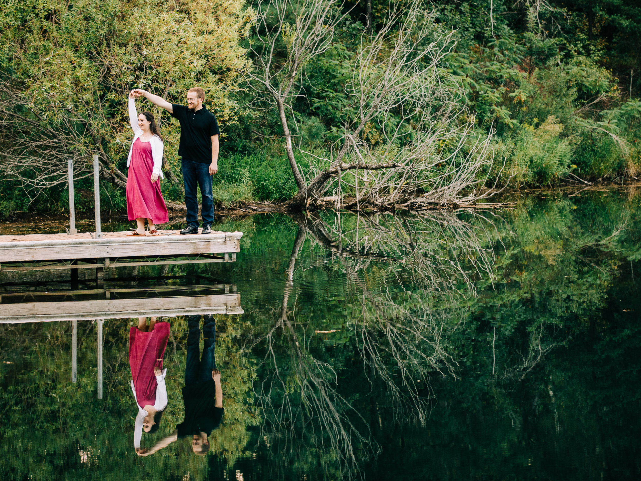 Brainerd Minnesota Summer Bike Engagement Session