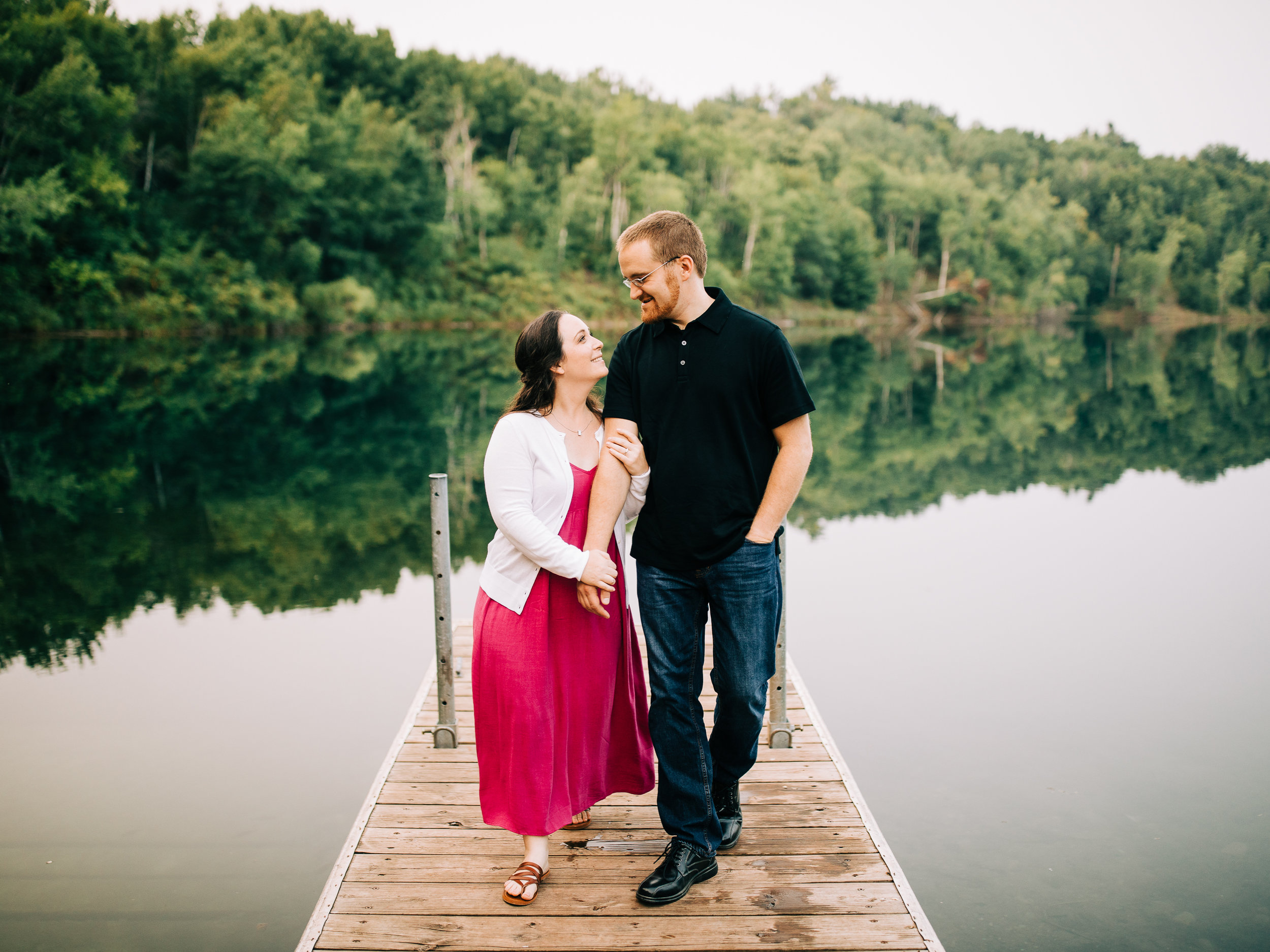 Brainerd Minnesota Summer Bike Engagement Session