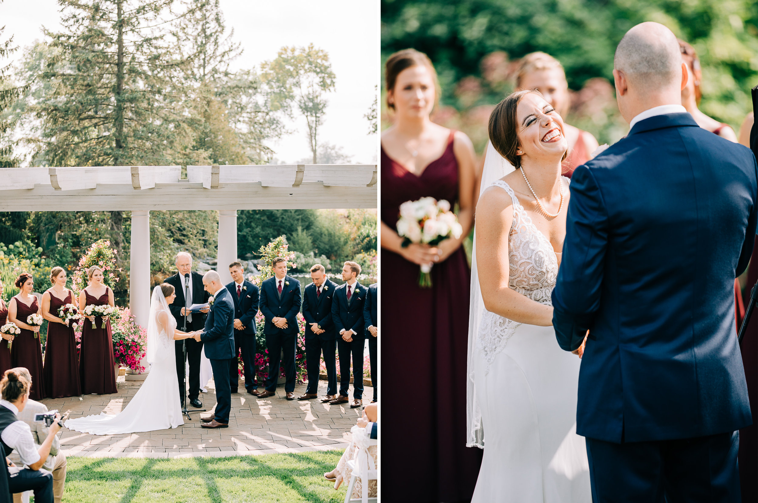 Olympic Hills Golf Course Patio Wedding in Edina