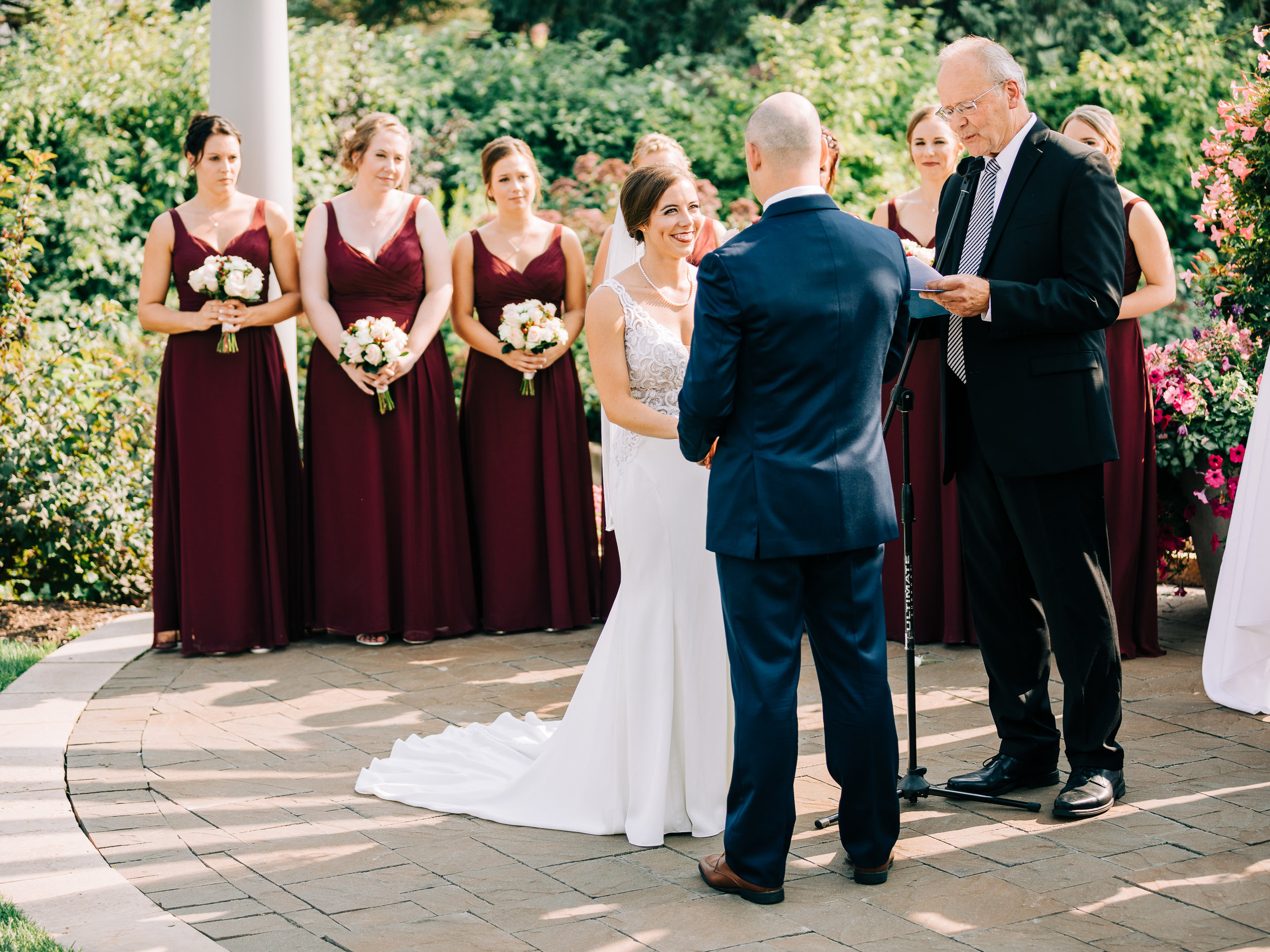Olympic Hills Golf Course Patio Wedding in Edina