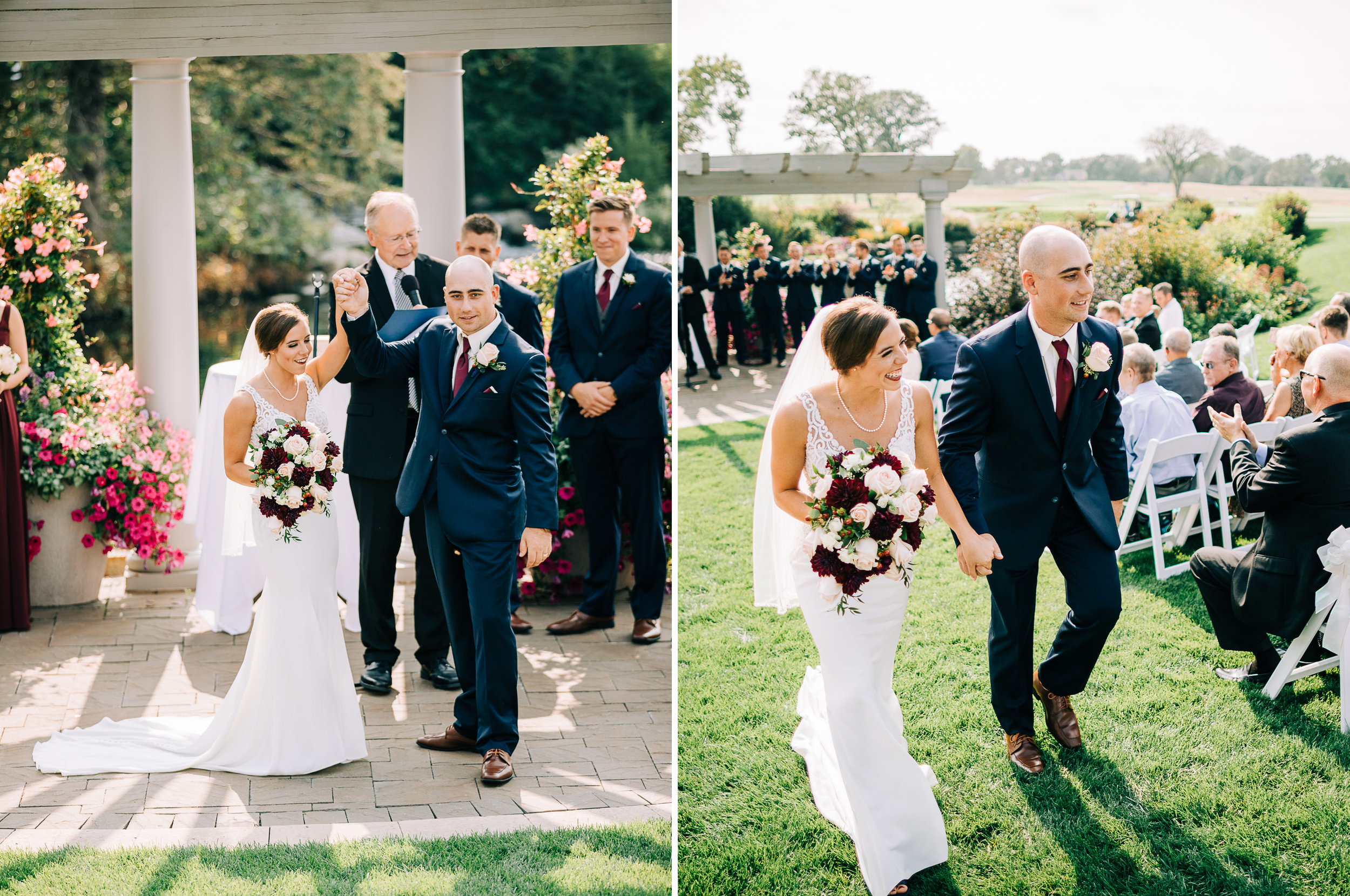 Olympic Hills Golf Course Patio Wedding in Edina