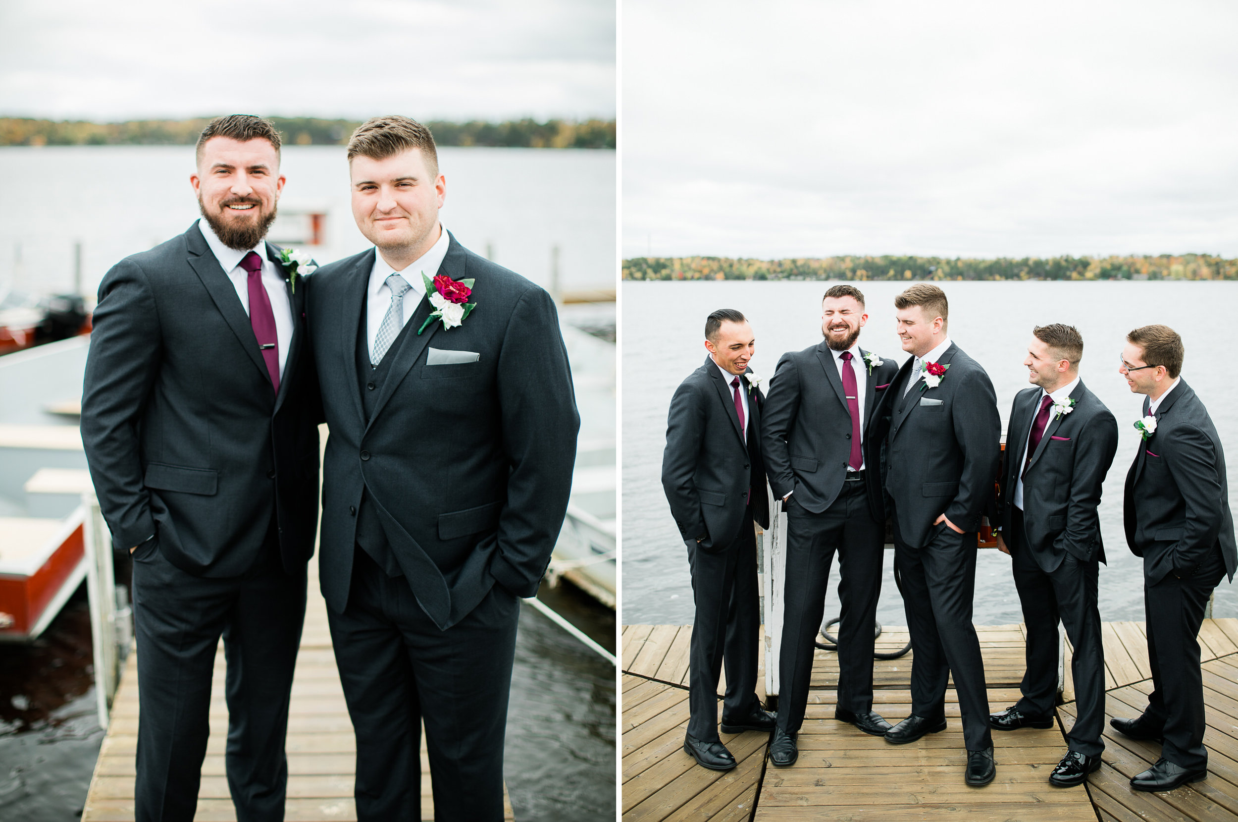 Cragun's Resort Fall Wedding on Gull Lake in Brainerd MN