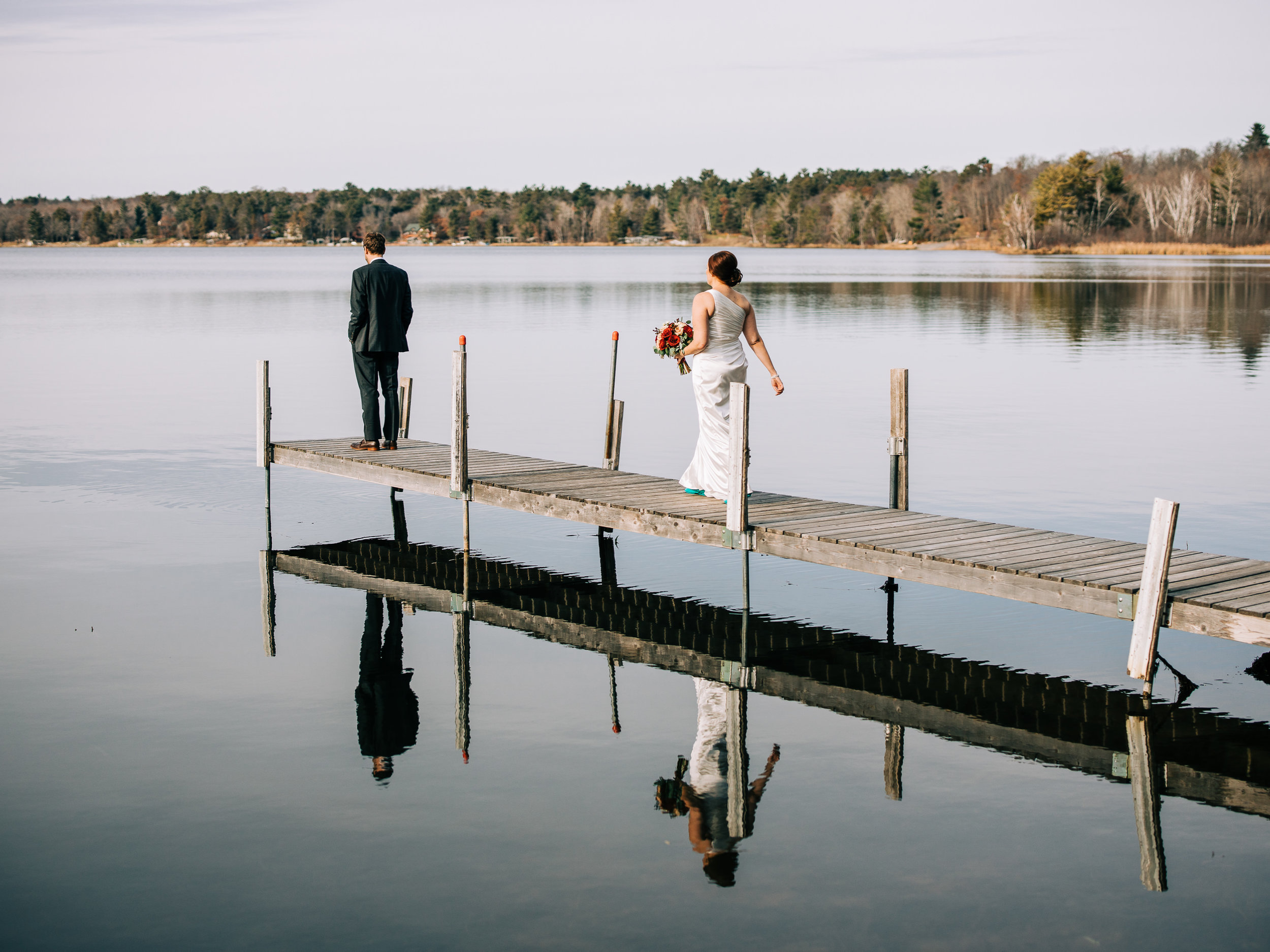 Crosslake MN Fall Wedding