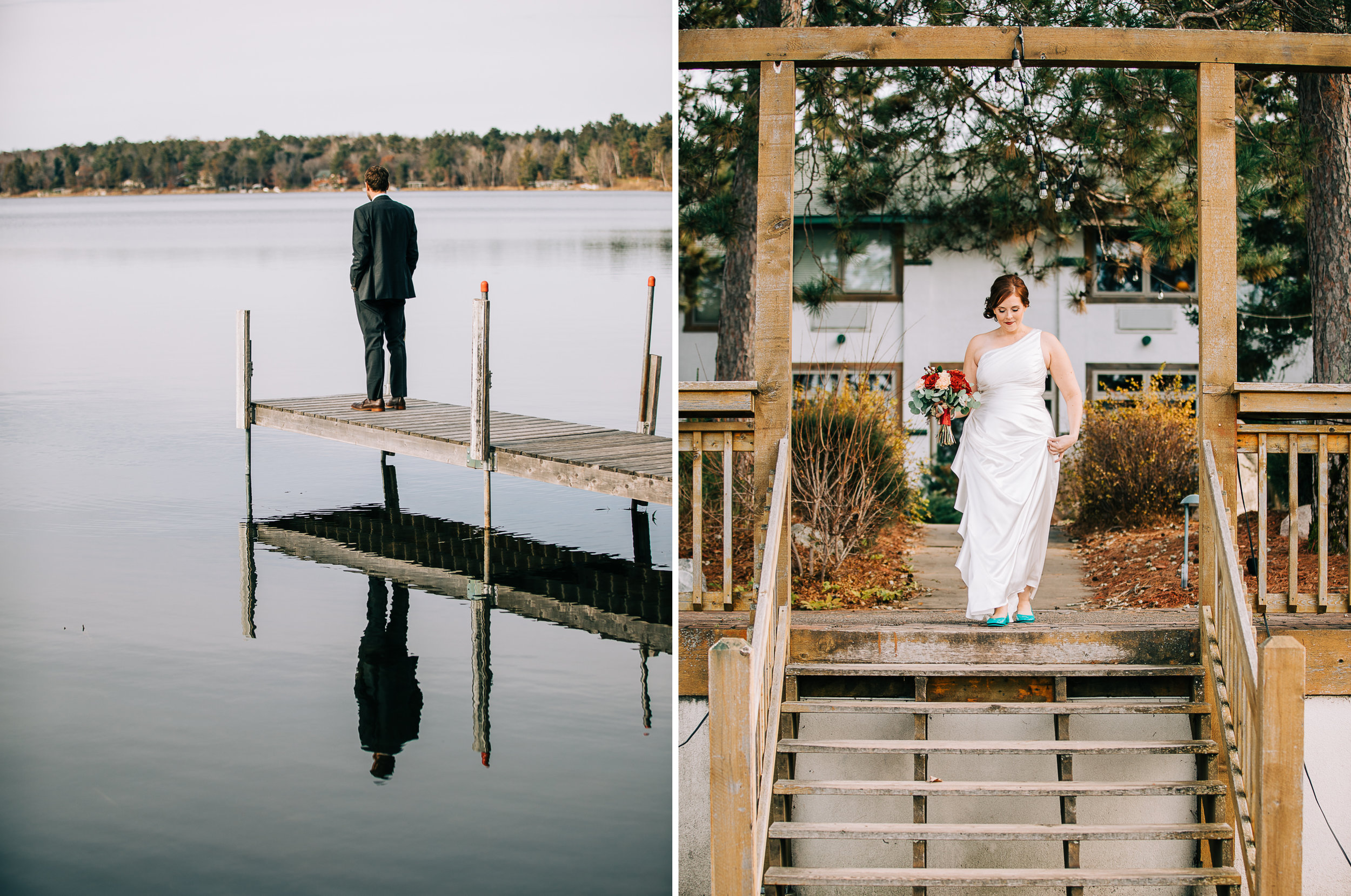 Crosslake MN Fall Wedding