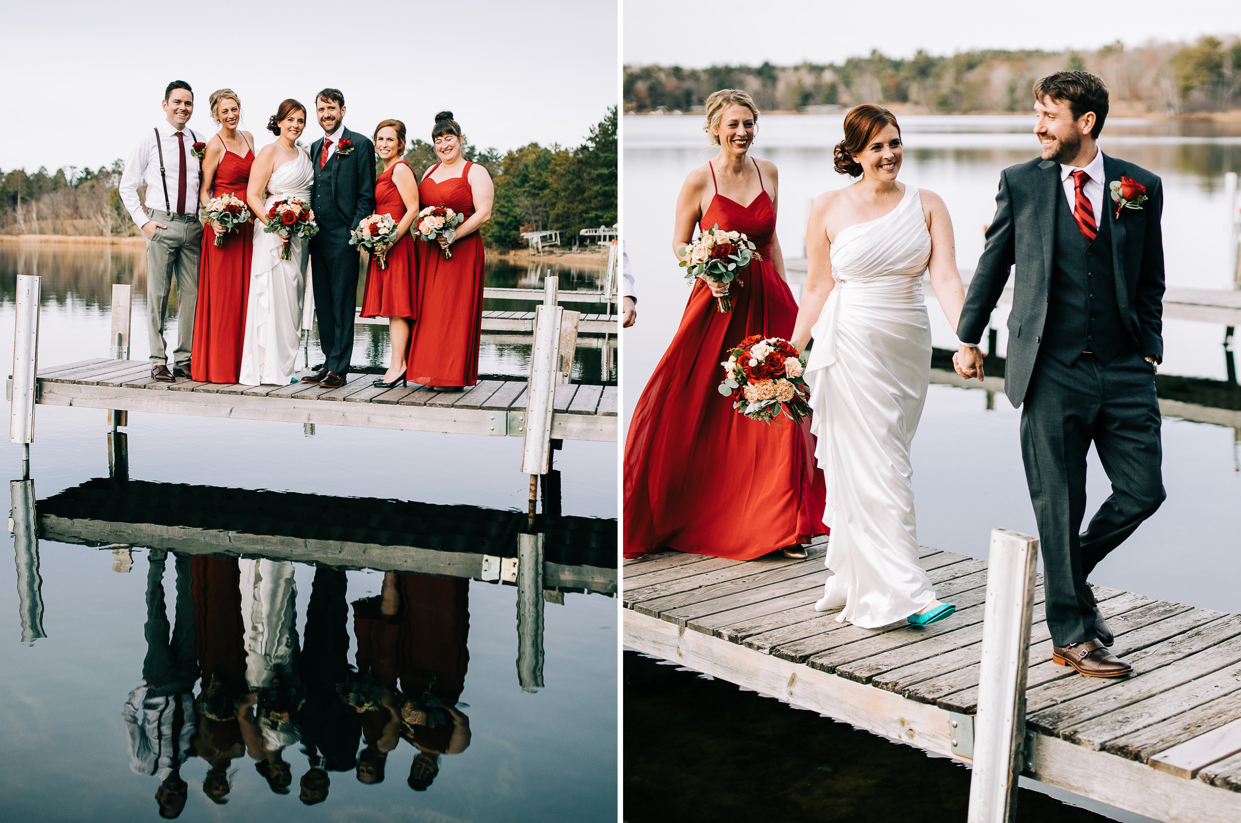 Crosslake MN Fall Wedding