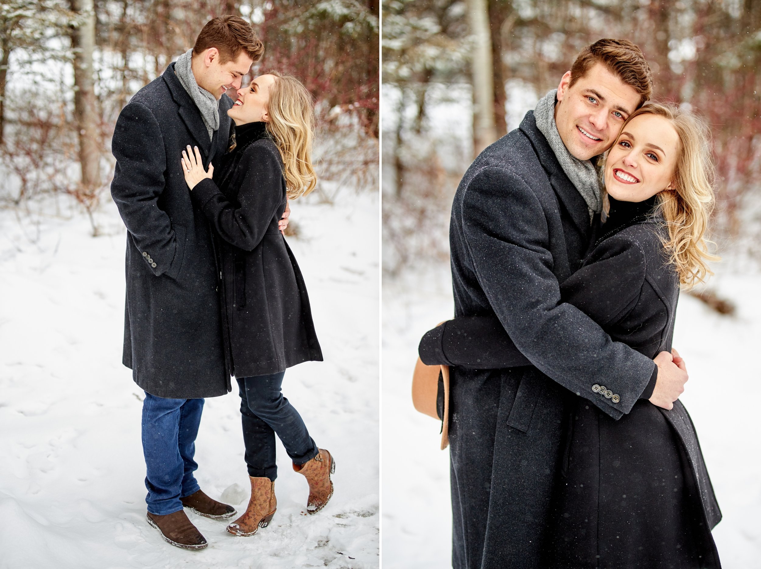 Duluth MN Winter Engagement Session