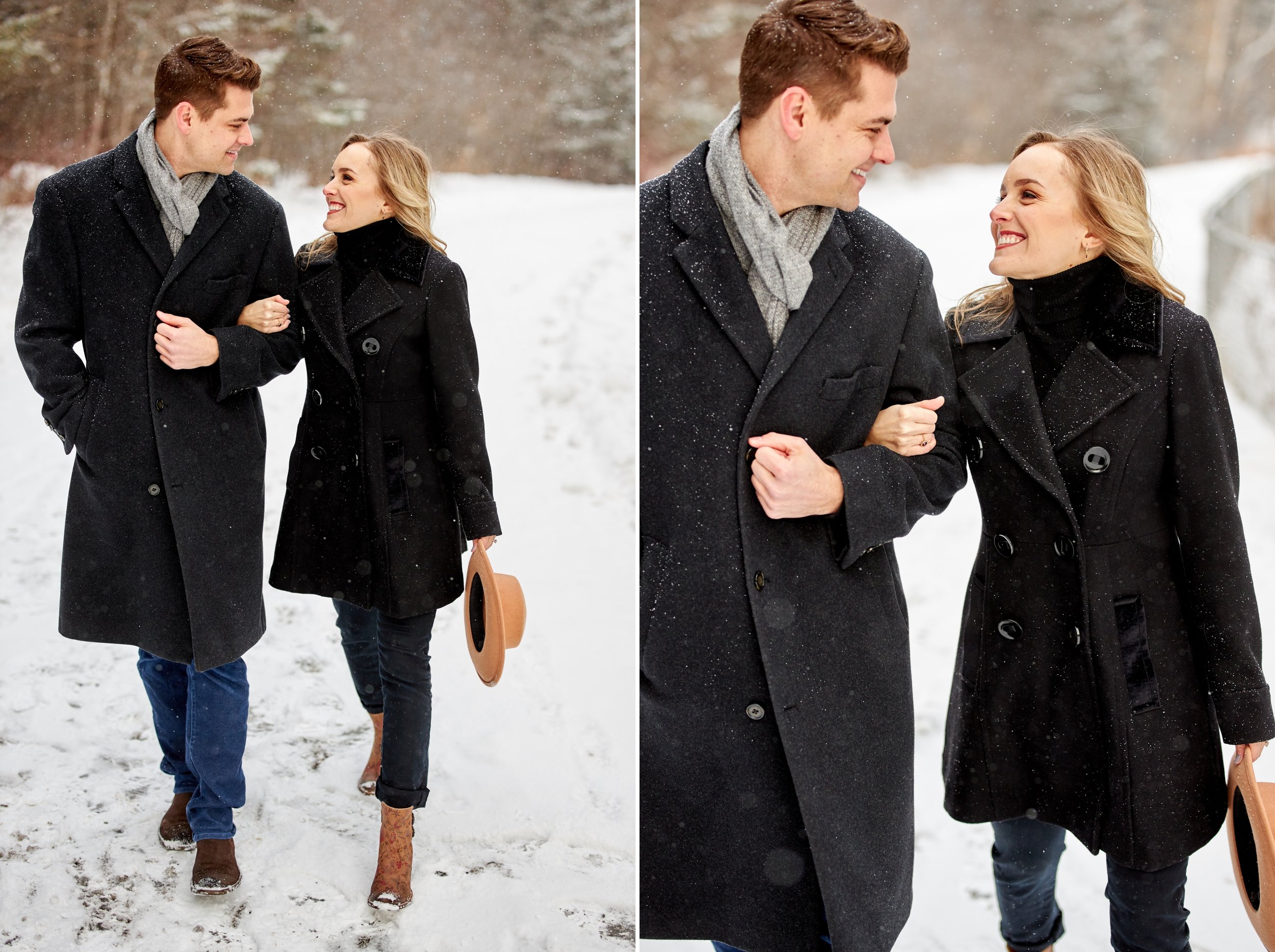 Duluth MN Winter Engagement Session