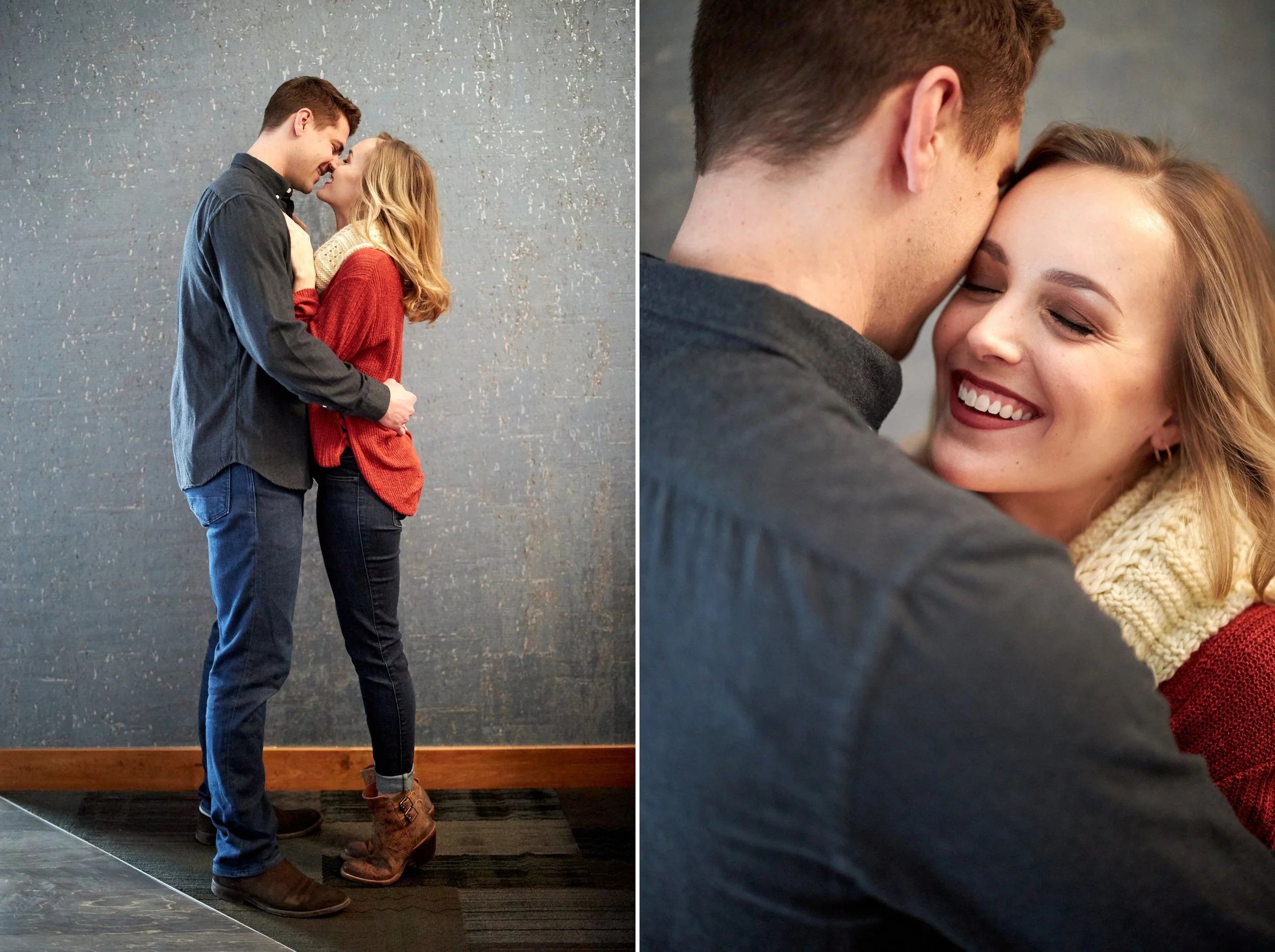 Duluth MN Winter Engagement Session