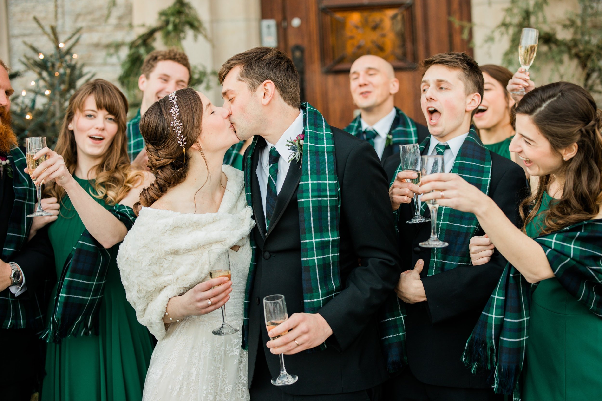 Scottish Winter Wedding at the Saint Paul College Club