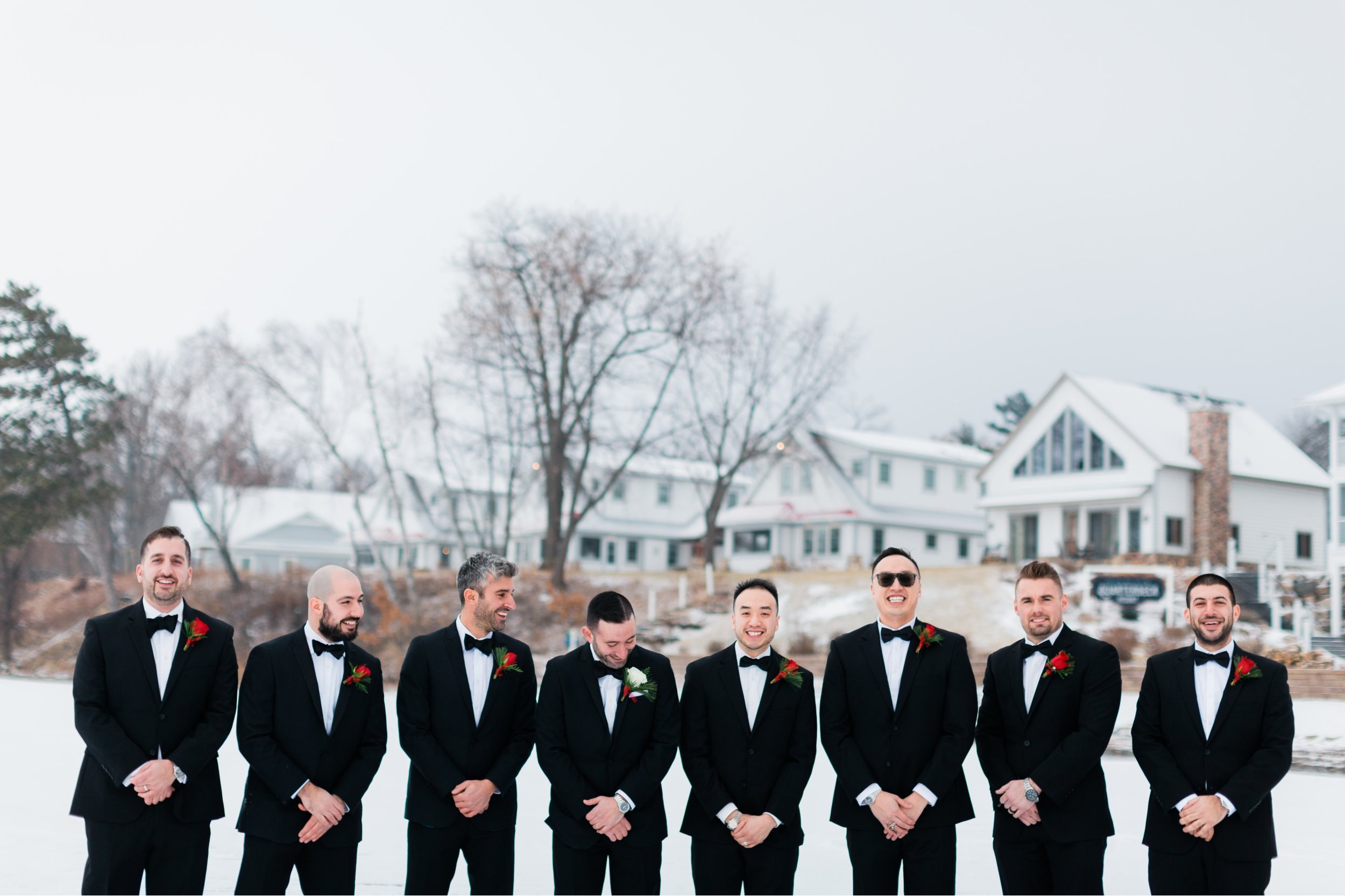 Quarterdeck Winter Wedding in Brainerd, MN