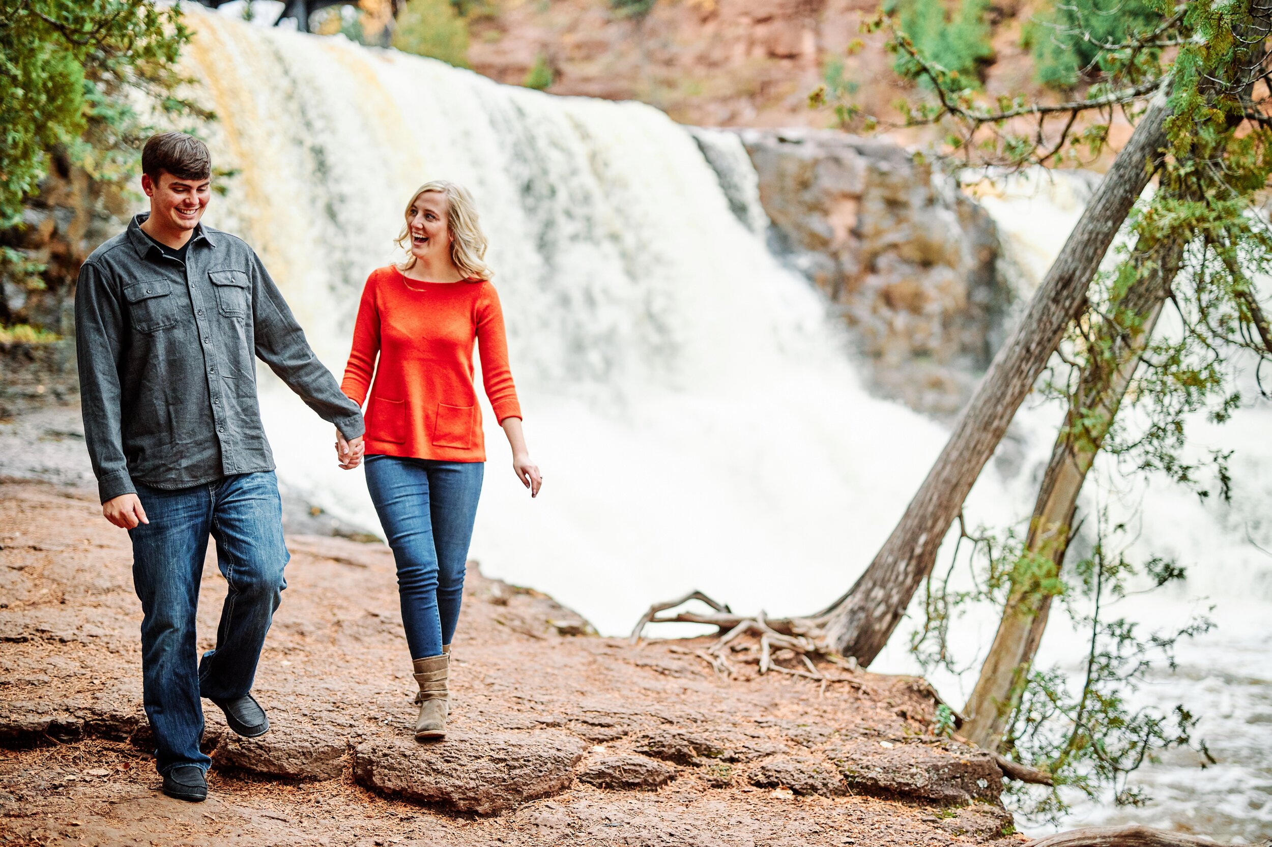 Gooseberry Falls State Park Engagement Session