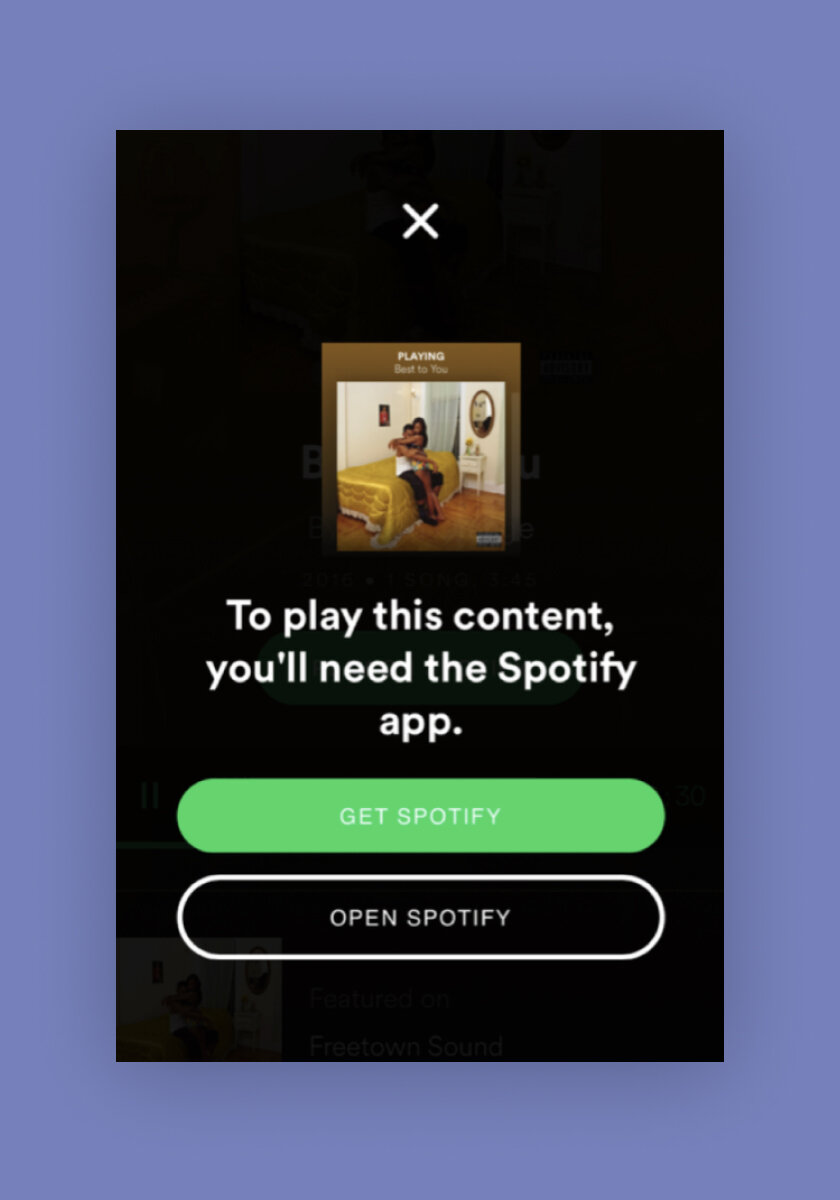 Open Spotify Link In Web App