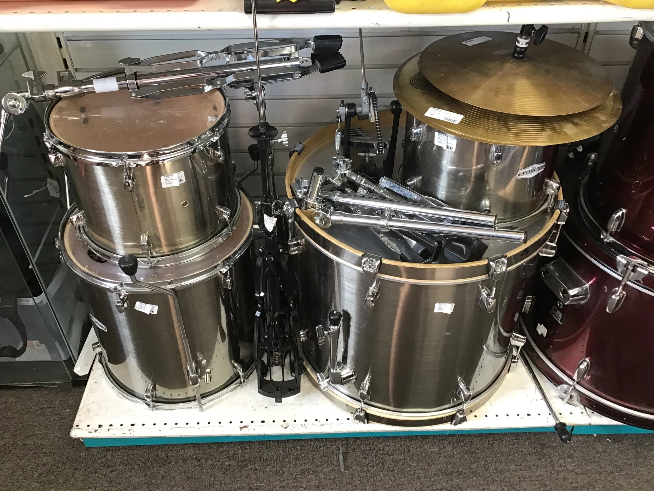 パーカッション・打楽器 PEARL STREET FORUM SERIES 14x6,5 Pearl Forum Series Steel Snare Drum 6.5