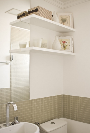 Banheiro Social - Apartamento com até 99m2 - Fonte: Madi Arquitetura e Design