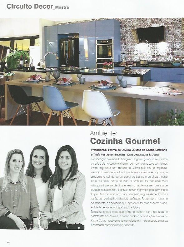 Cozinha Gourmet -Fonte: Revista Em Casa Set/13